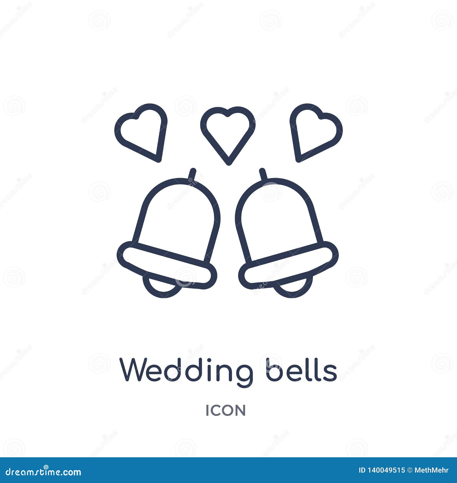 Wedding bells Royalty Free Vector Image - VectorStock