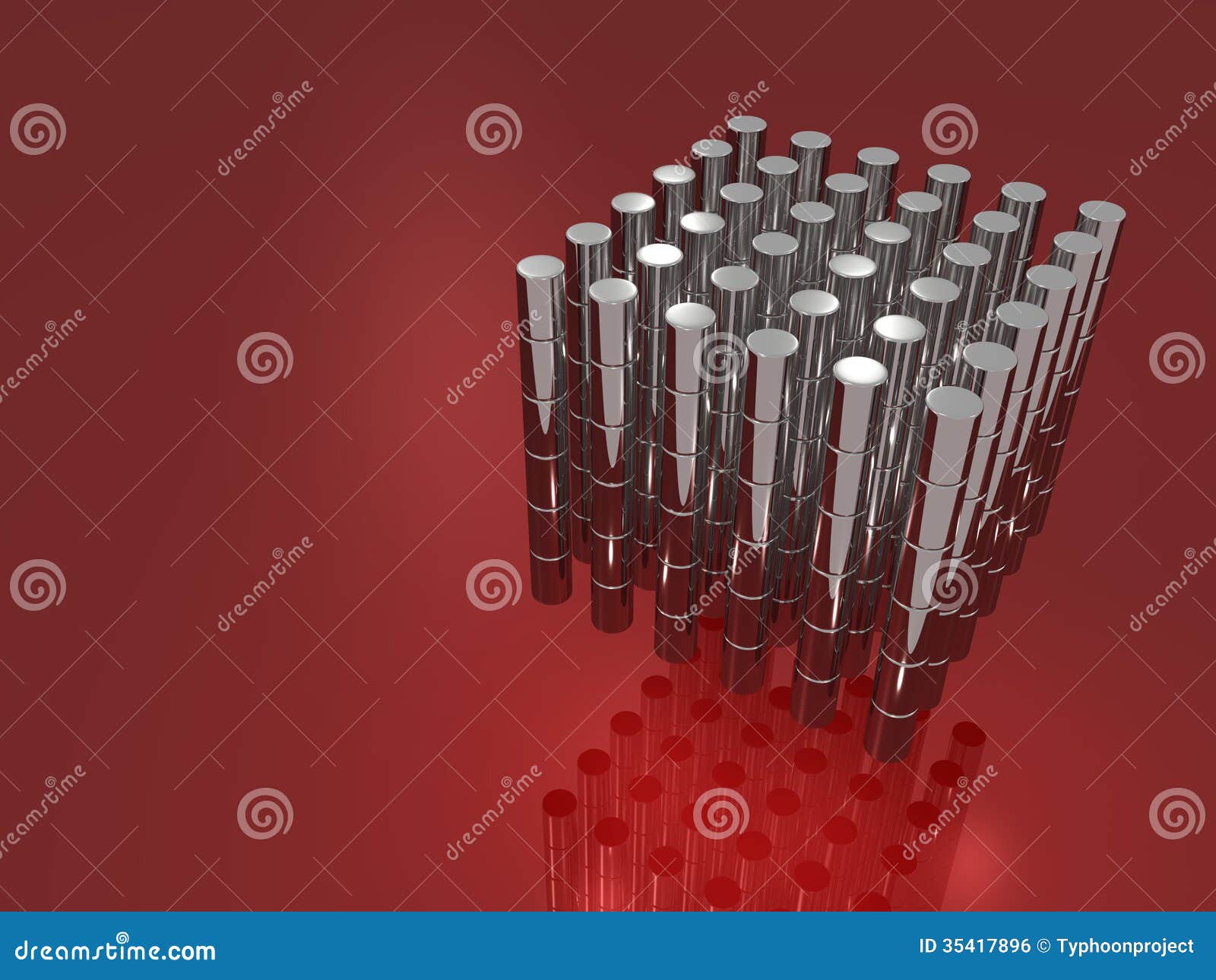 Lined Metal Pellets stock illustration. Illustration of precision 35417896