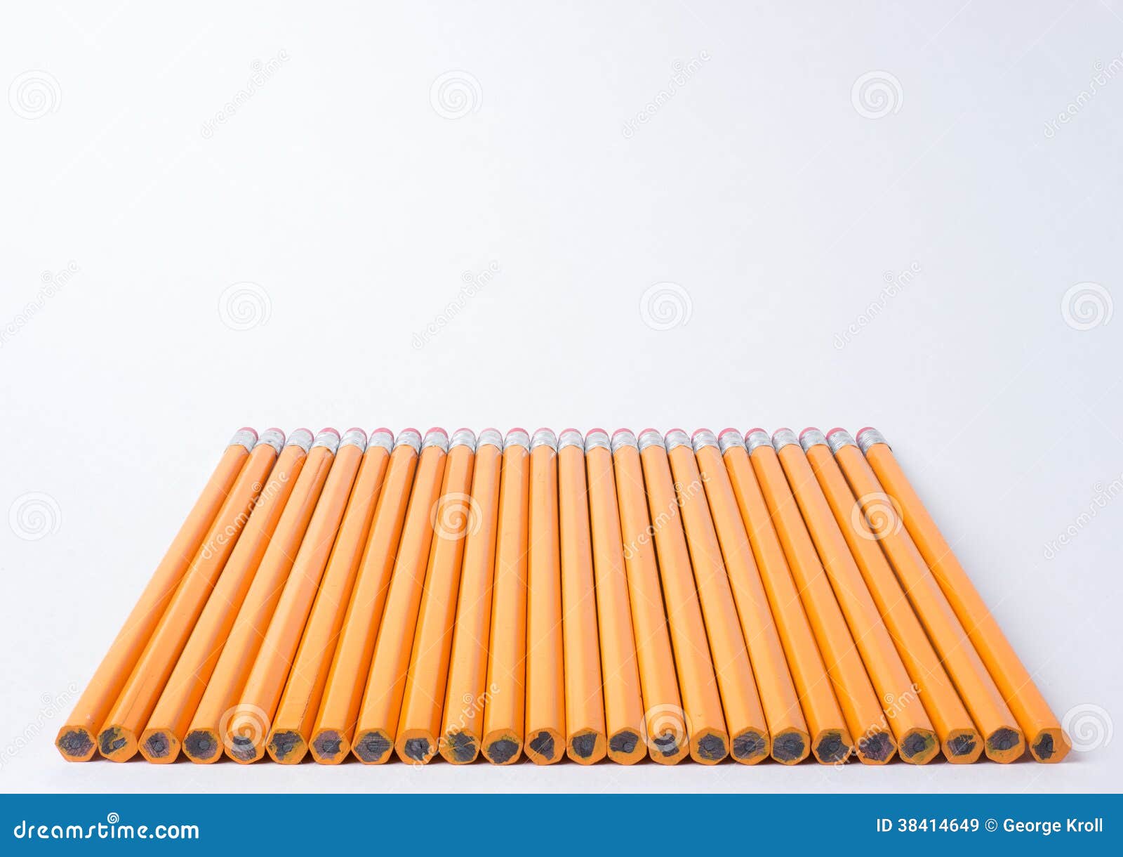 Lined up Pencils stock image. Image of unsharpened, wooden 38414649
