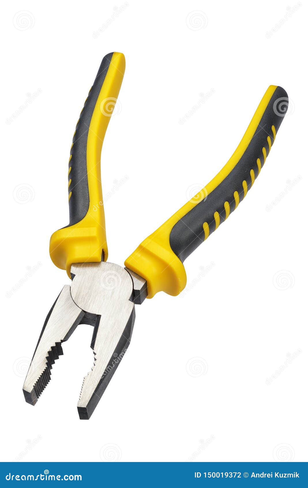 Lineman`s or Combination Pliers Isolated Stock Photo Image of