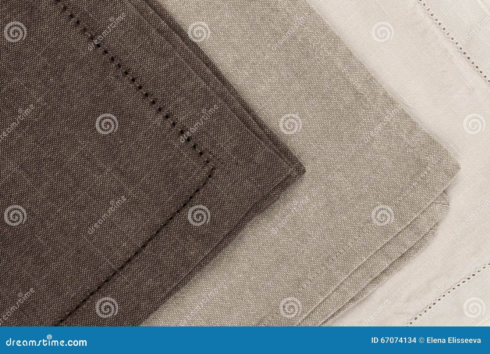 Linen napkins stock photo. Image of close, home, accessories - 67074134