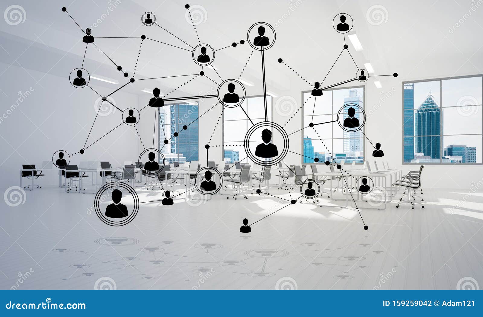 Networking and Wireless Connection As Concept for Effective Modern