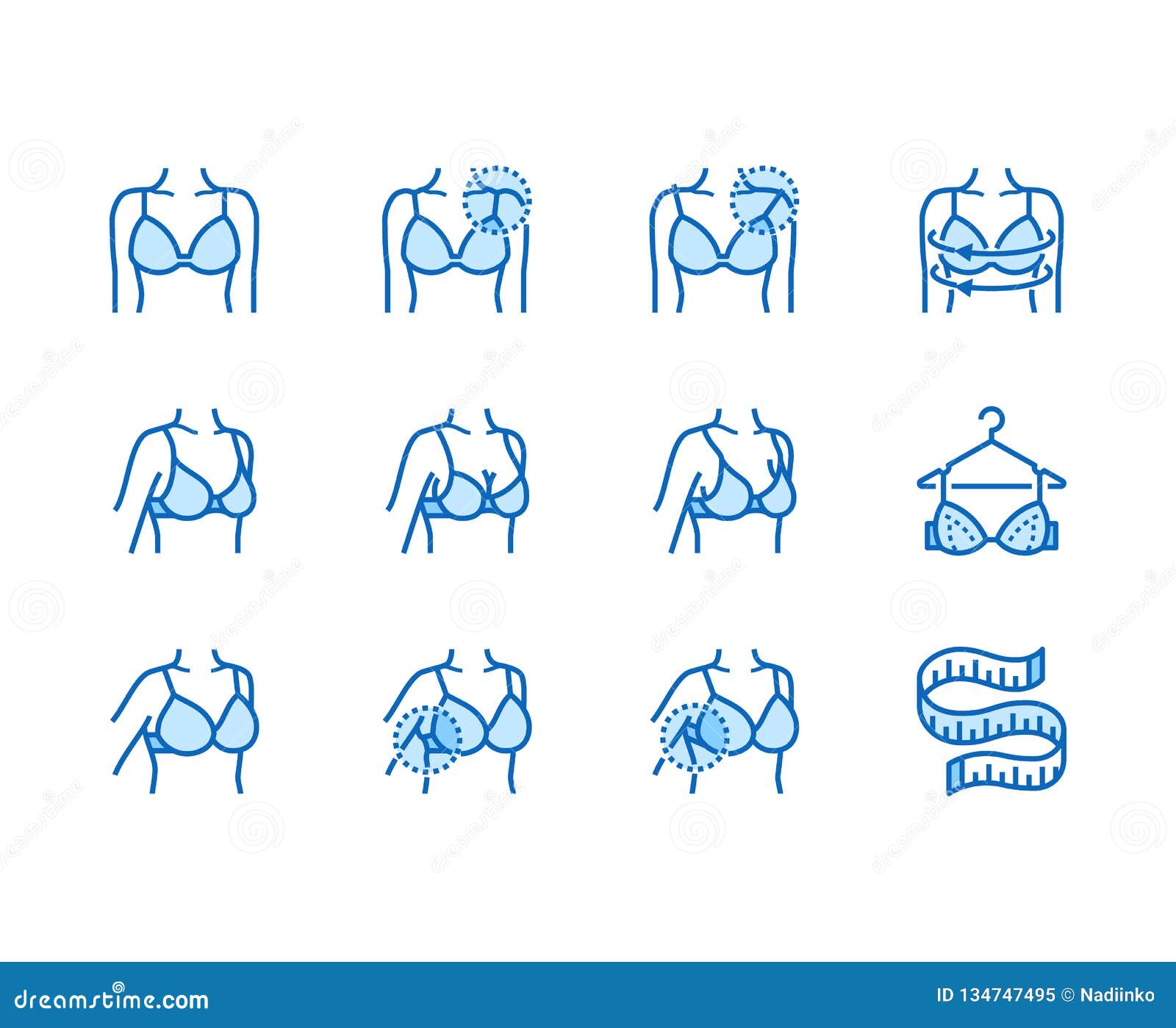 Bra Fitting Stock Illustrations – 79 Bra Fitting Stock Illustrations,  Vectors & Clipart - Dreamstime