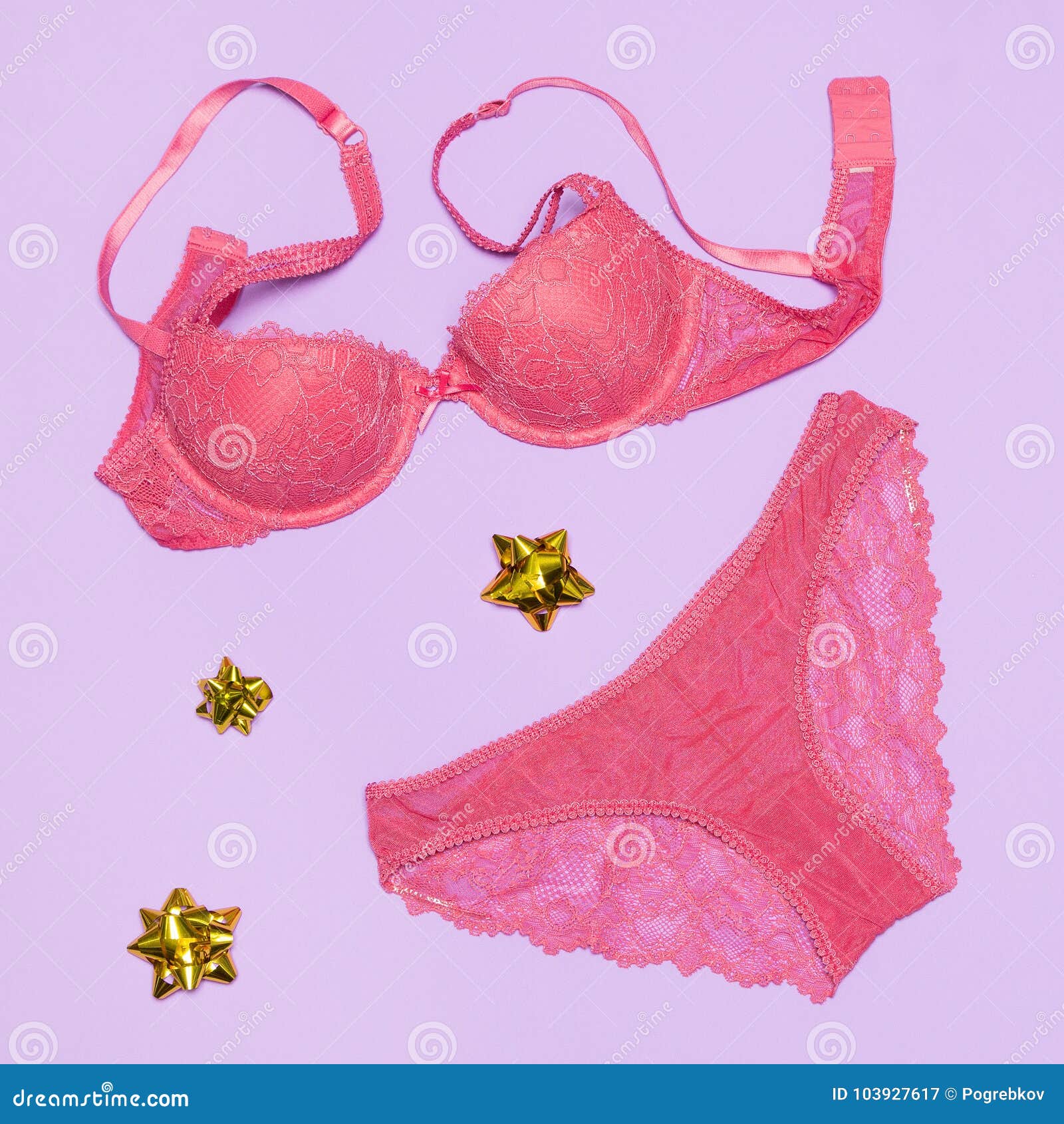 Lingerie Set As Gift for Woman Stock Image - Image of sweetheart, buying:  103927617