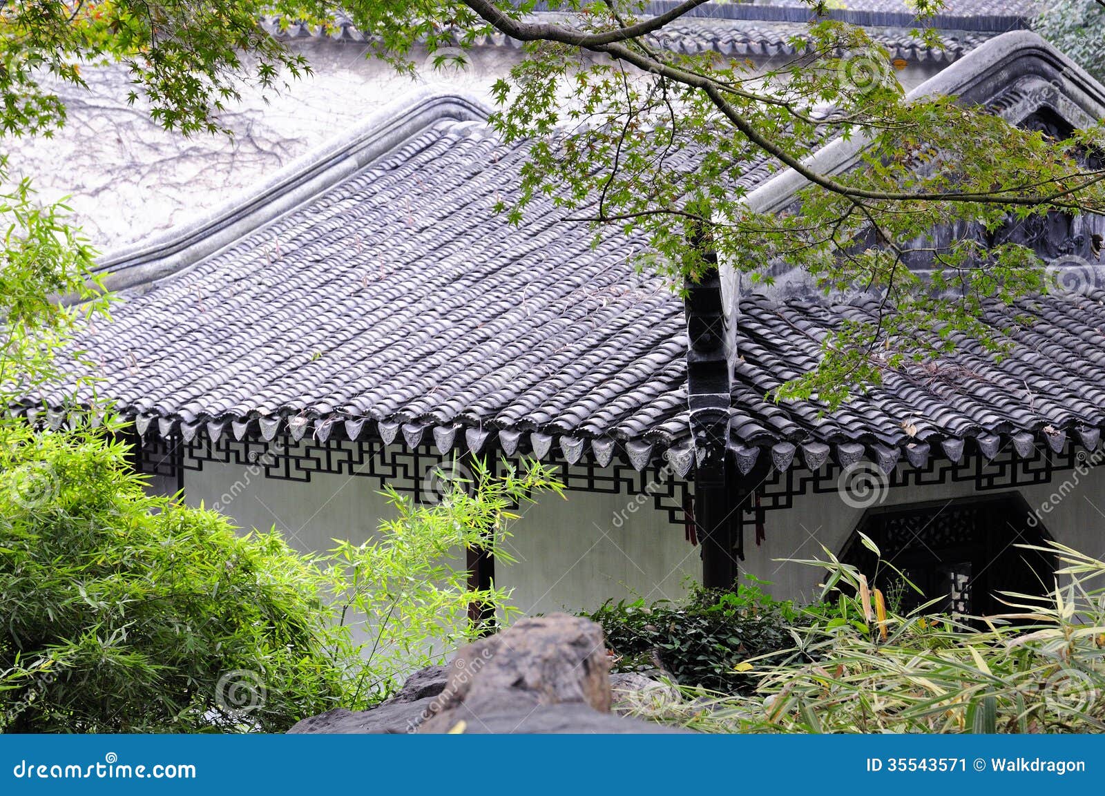Lingering garden in suzhou stock image. Image of humble - 35543571