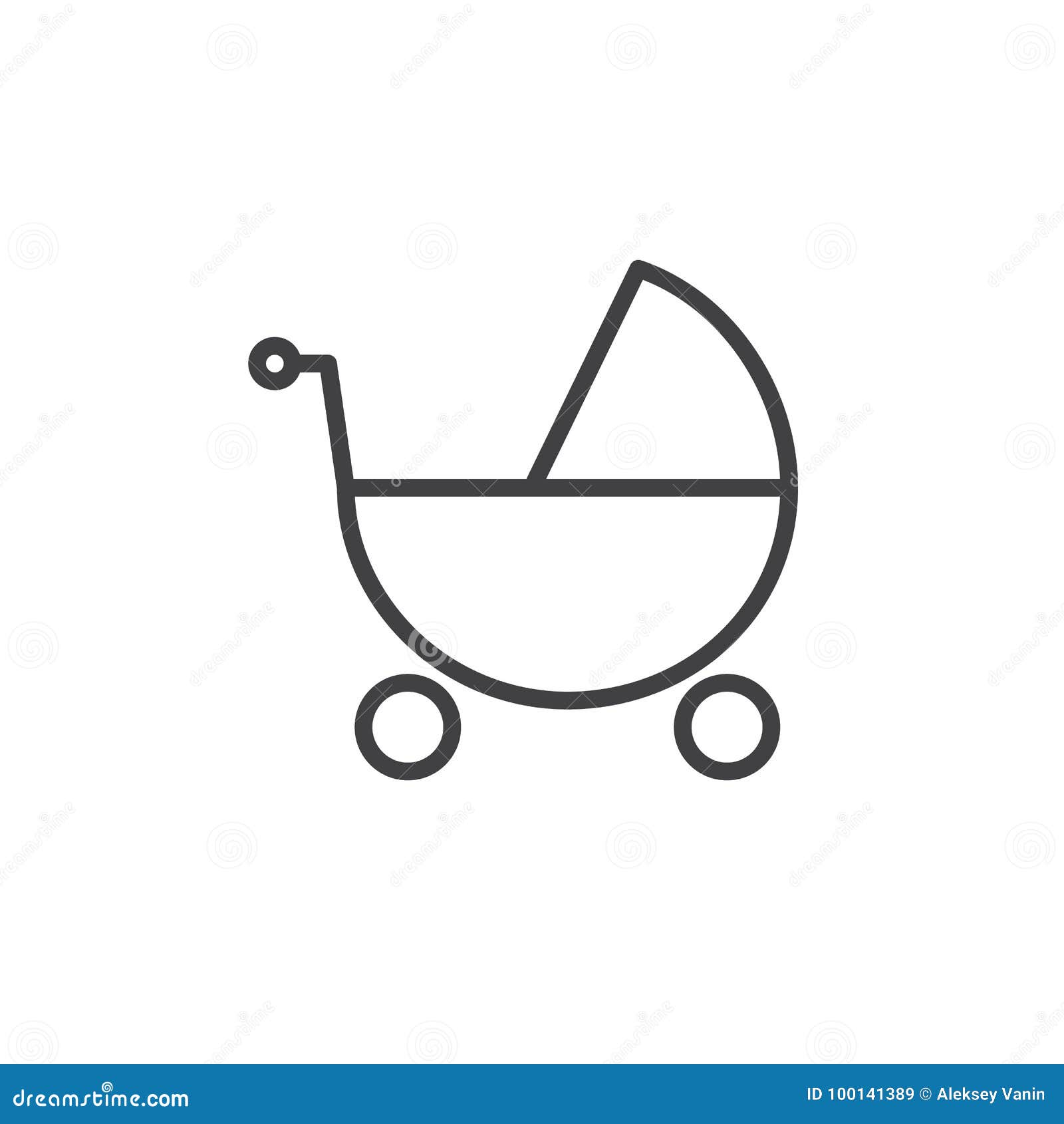 Linha Icone Do Carrinho De Crianca De Bebe Ilustracao Do Vetor Ilustracao De Vetor Logotipo Linha Icone Do Carrinho De Crianca De Bebe Ilustracao Do Vetor Ilustracao De Vetor Logotipo