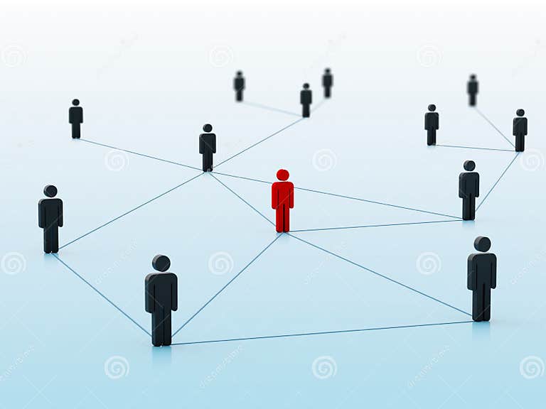 linked 3d people 10525509