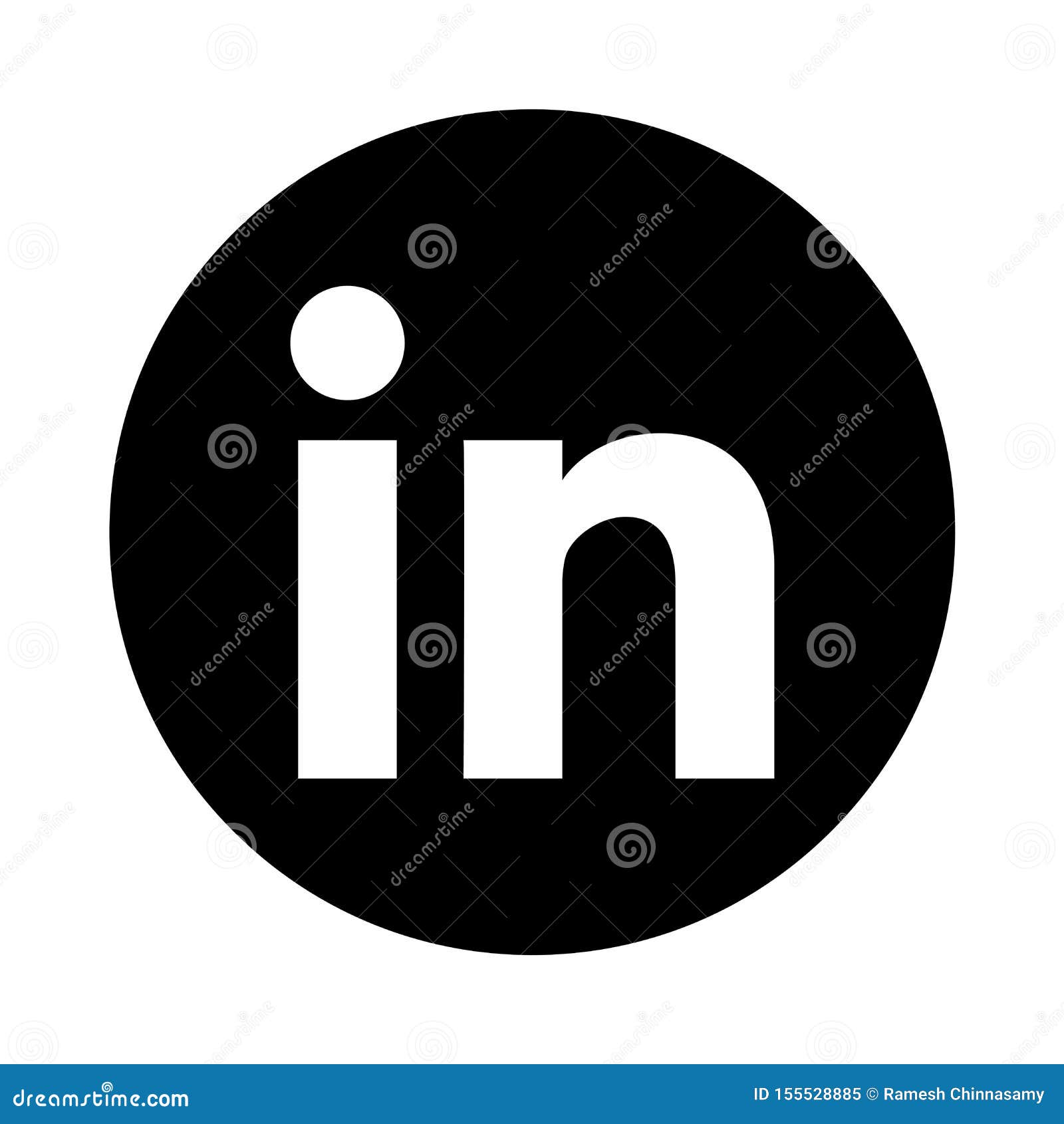 Linkedin Social Media Icon Button Editorial Image ...