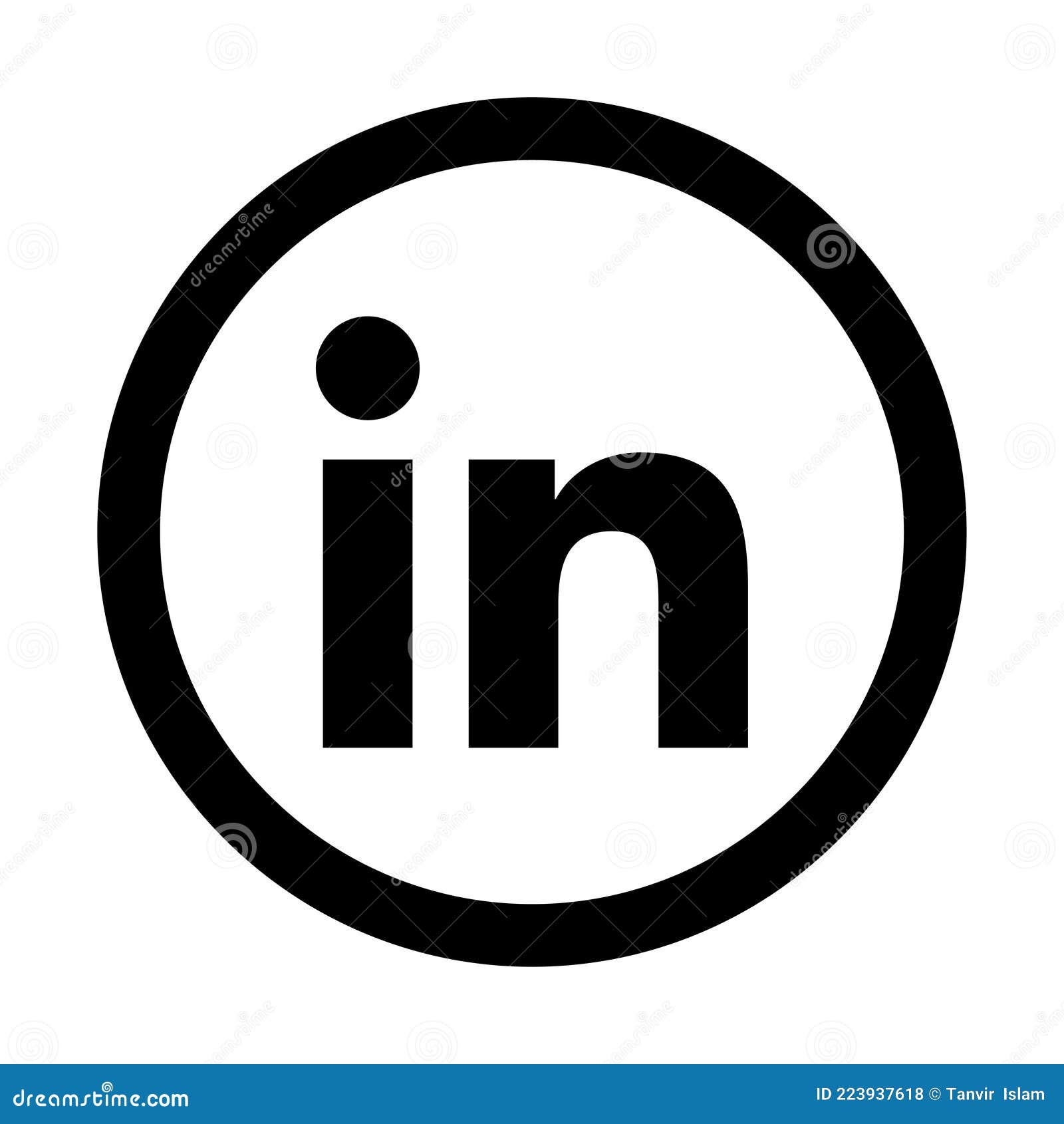 Linkedin Icon Logo editorial stock photo. Illustration of design - 223937618, image size:1600x1690