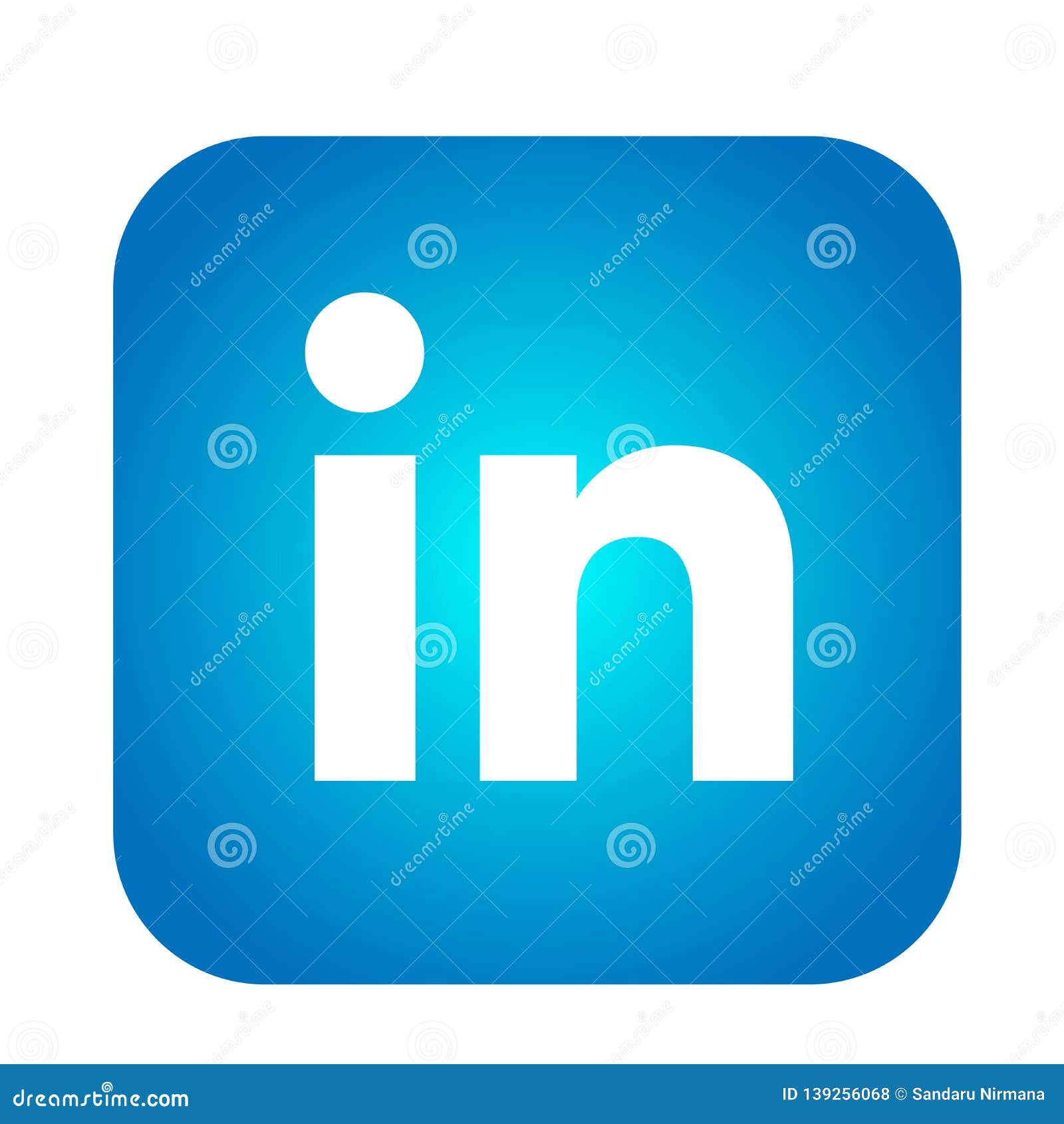 Linkedin Social Media Icon Logo Vector Element On White Background Editorial Stock Photo Illustration Of Cloud Illustrations 139256068