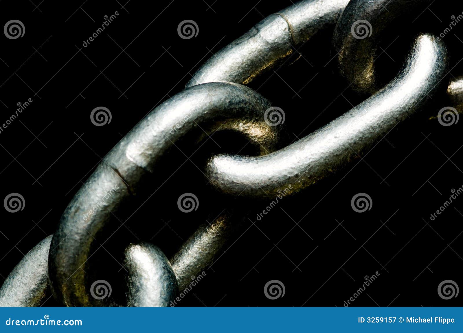 Links of a Chain stock image. Image of protection, link 3259157