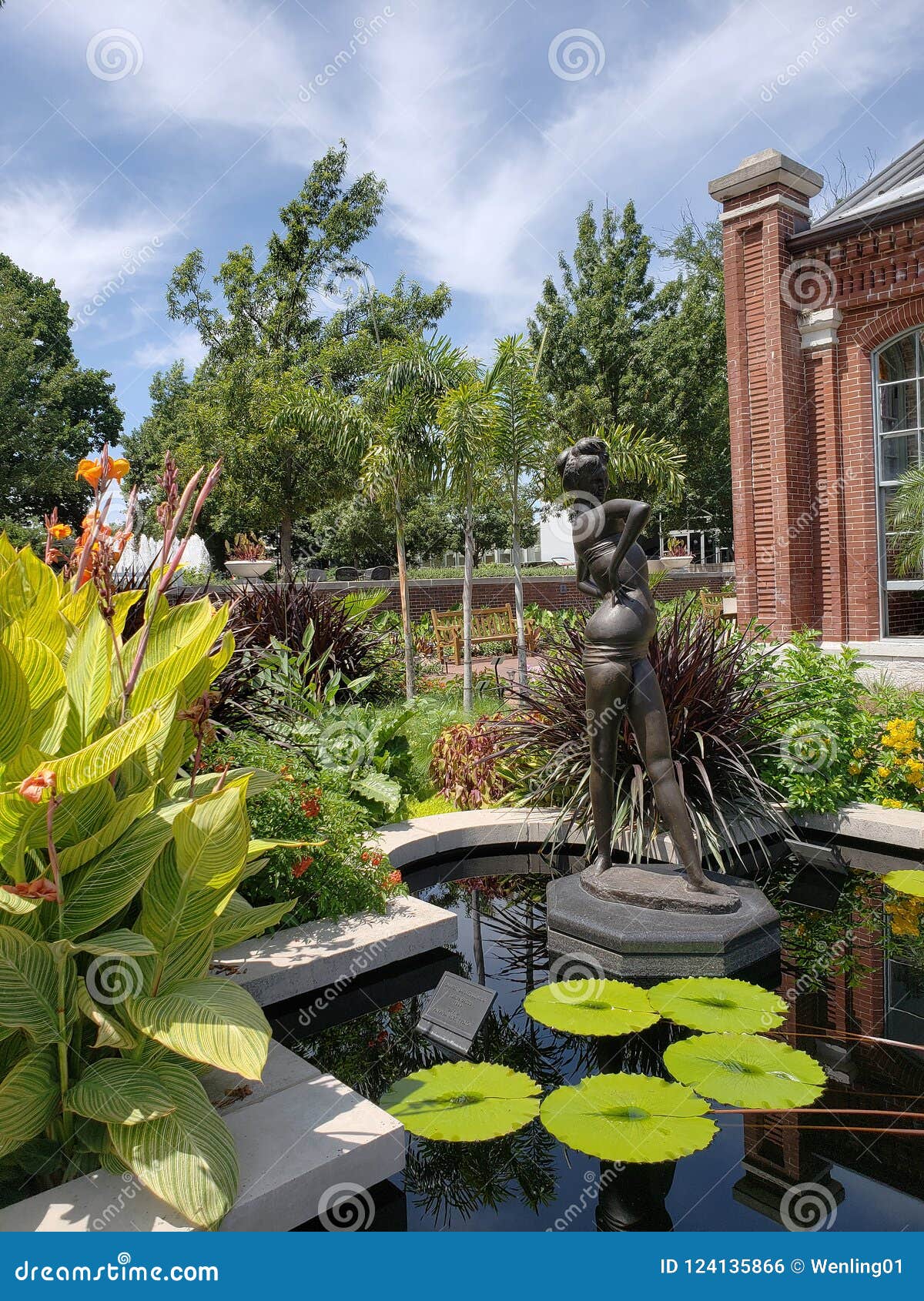Linnean House In Missouri Botanical Garden St Louis Mo Editorial