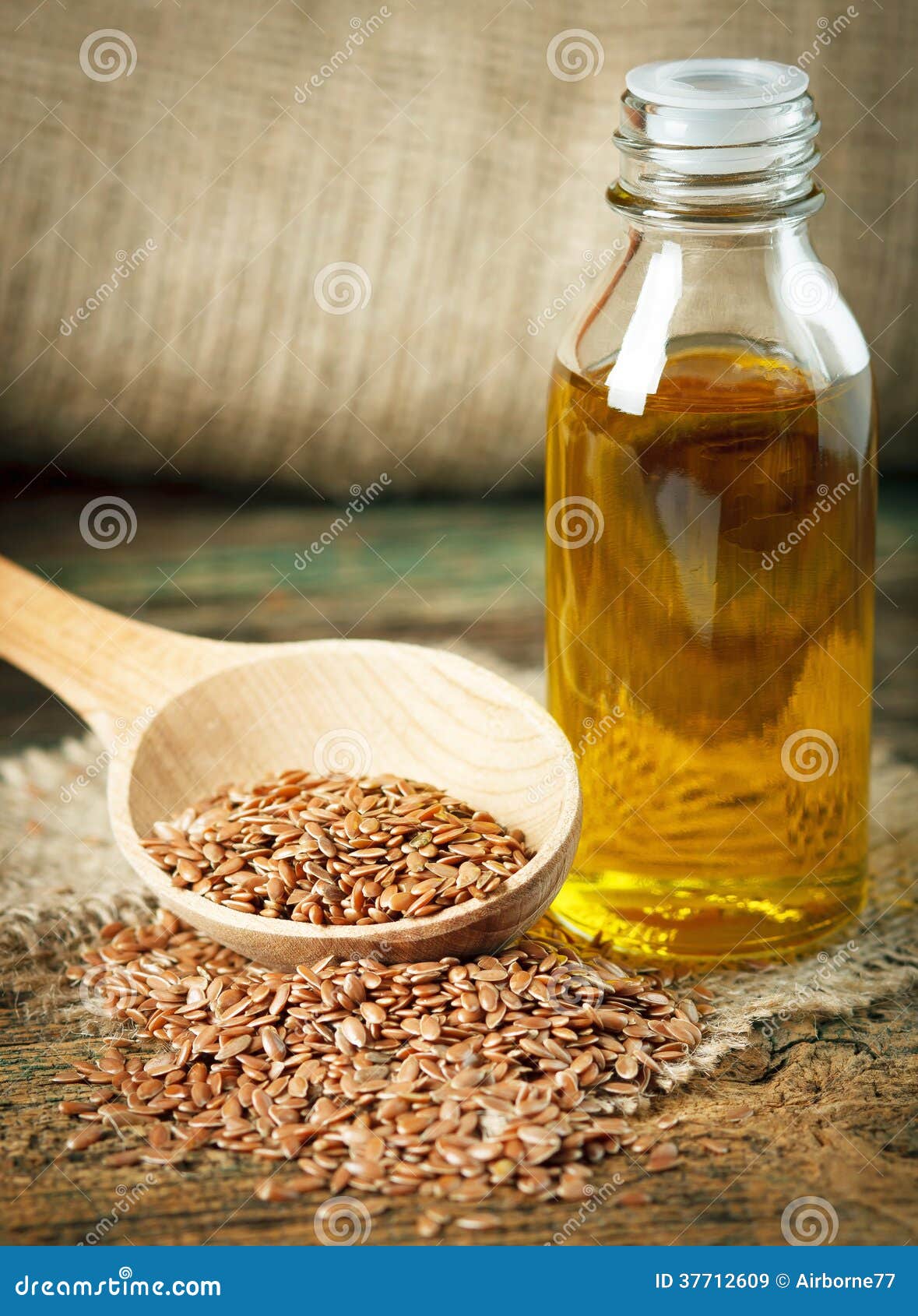 Linseed oil stock image. Image of food, bowl, healthy - 37712609