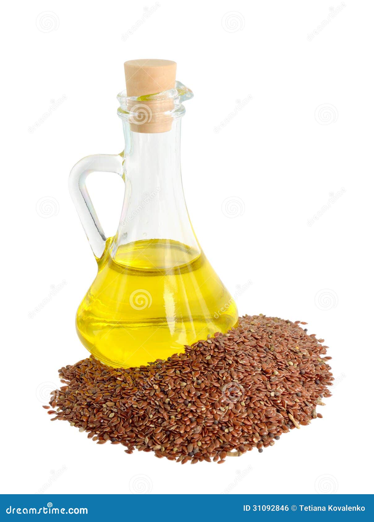 Linseed oil stock photo. Image of ingredient, closeup 31092846