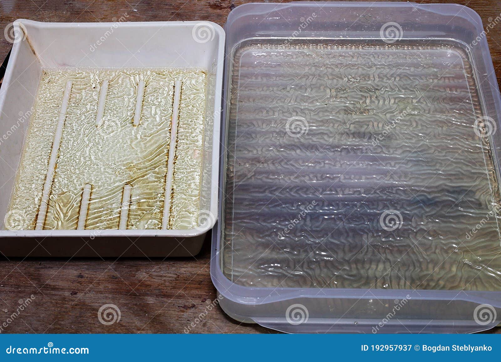 Linseed Oil Polymerization Process Stock Image Image of yellow