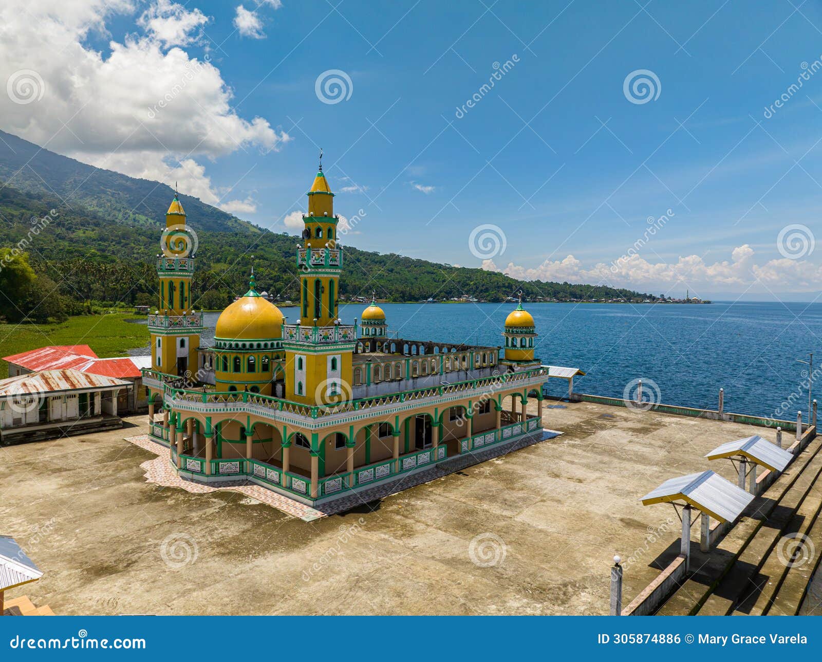 linuk masjid and lake lanao in lanao del sur. philippines.