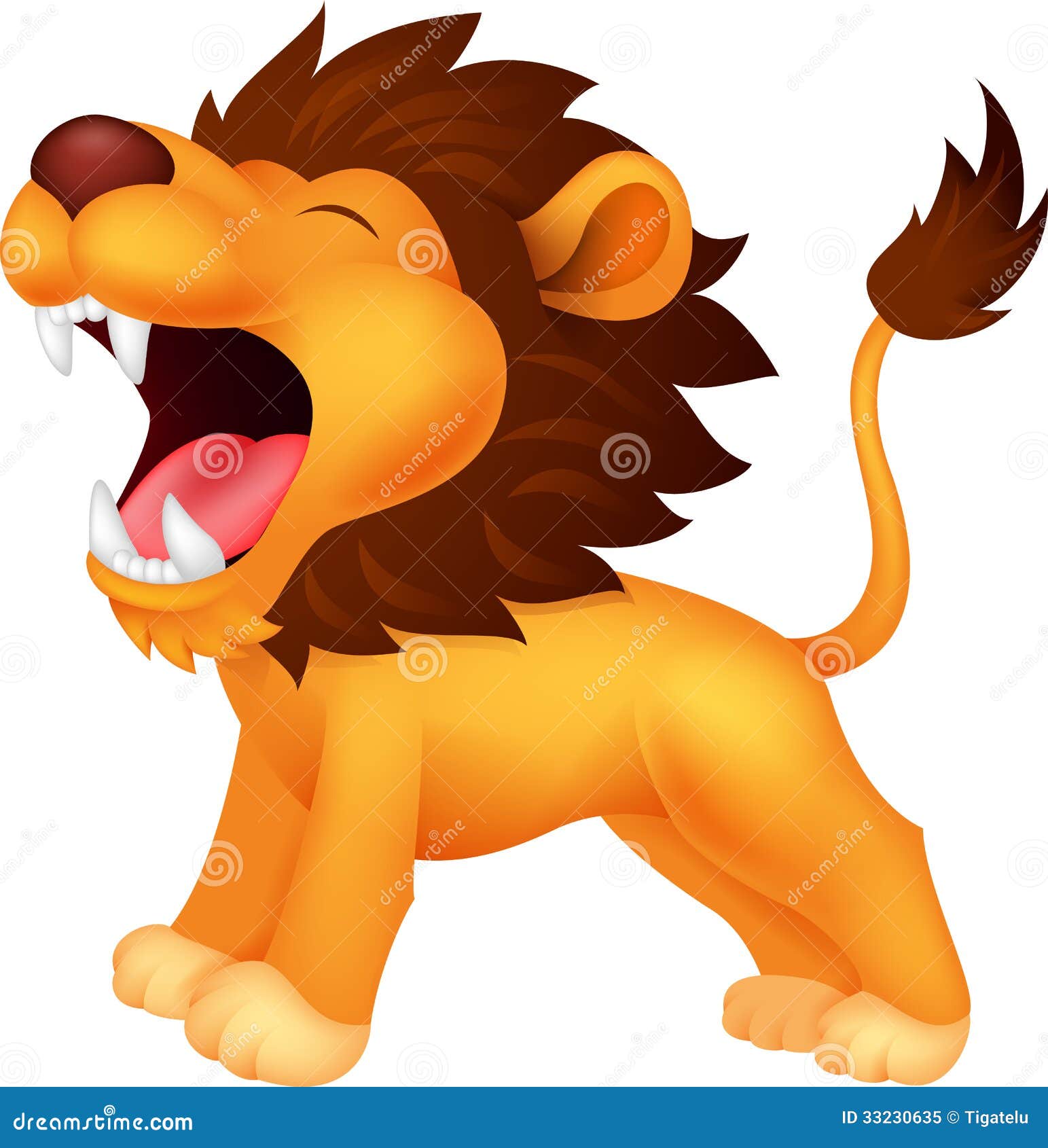 Roaring Lion Cartoon