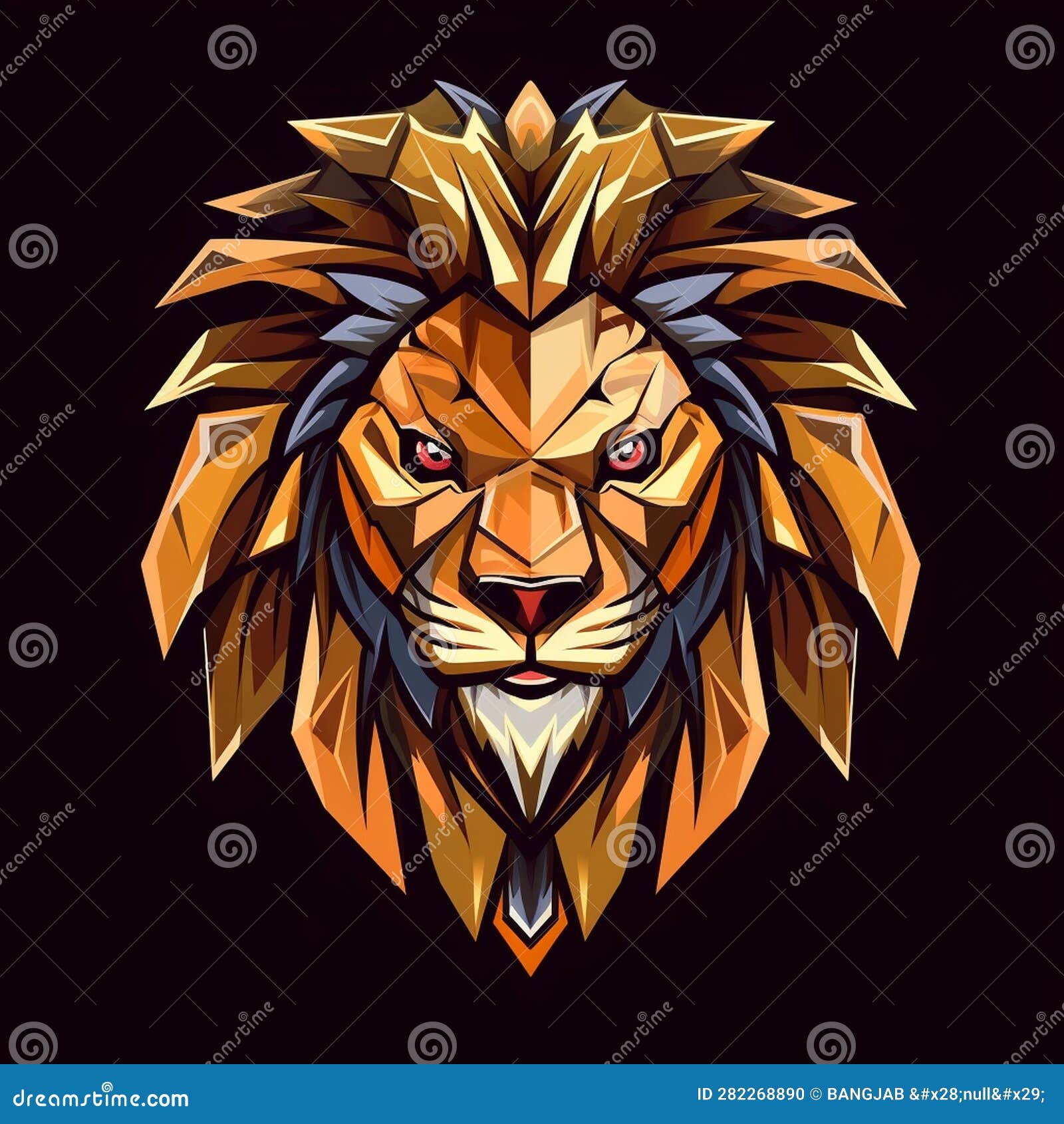 Angry Lion Esport Gaming Logo Stock Vector (Royalty Free) 2233835217 |  Shutterstock