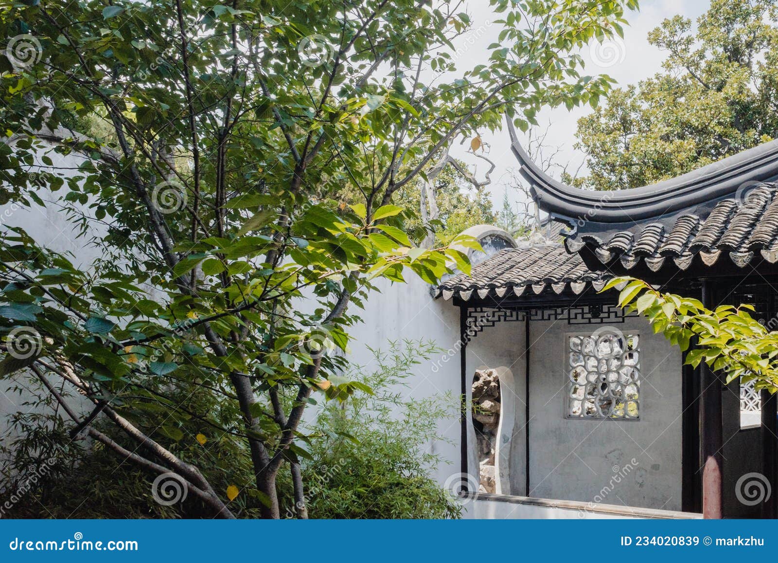 Lion Grove Garden Shizilin in Suzhou, China Stock Image - Image of ...