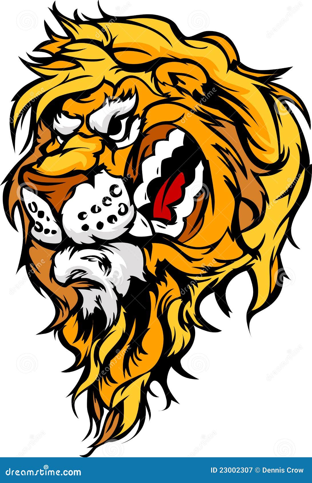 Lion Head Cartoon Mascot Illustration Stock Vector - Illustration of animal, cartoon: 23002307 Lion Head Cartoon Mascot Illustration Stock Vector - Illustration of animal, cartoon: 23002307