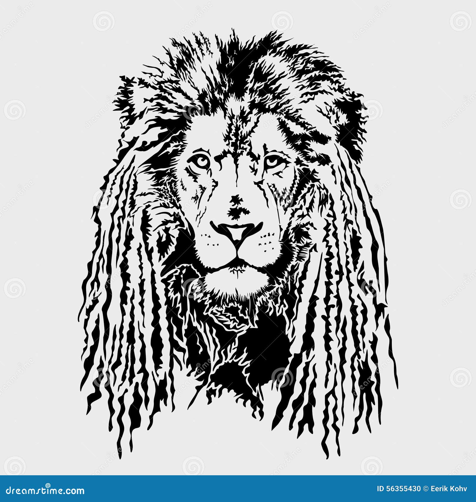 Tattoo of Animals Lions Headphones