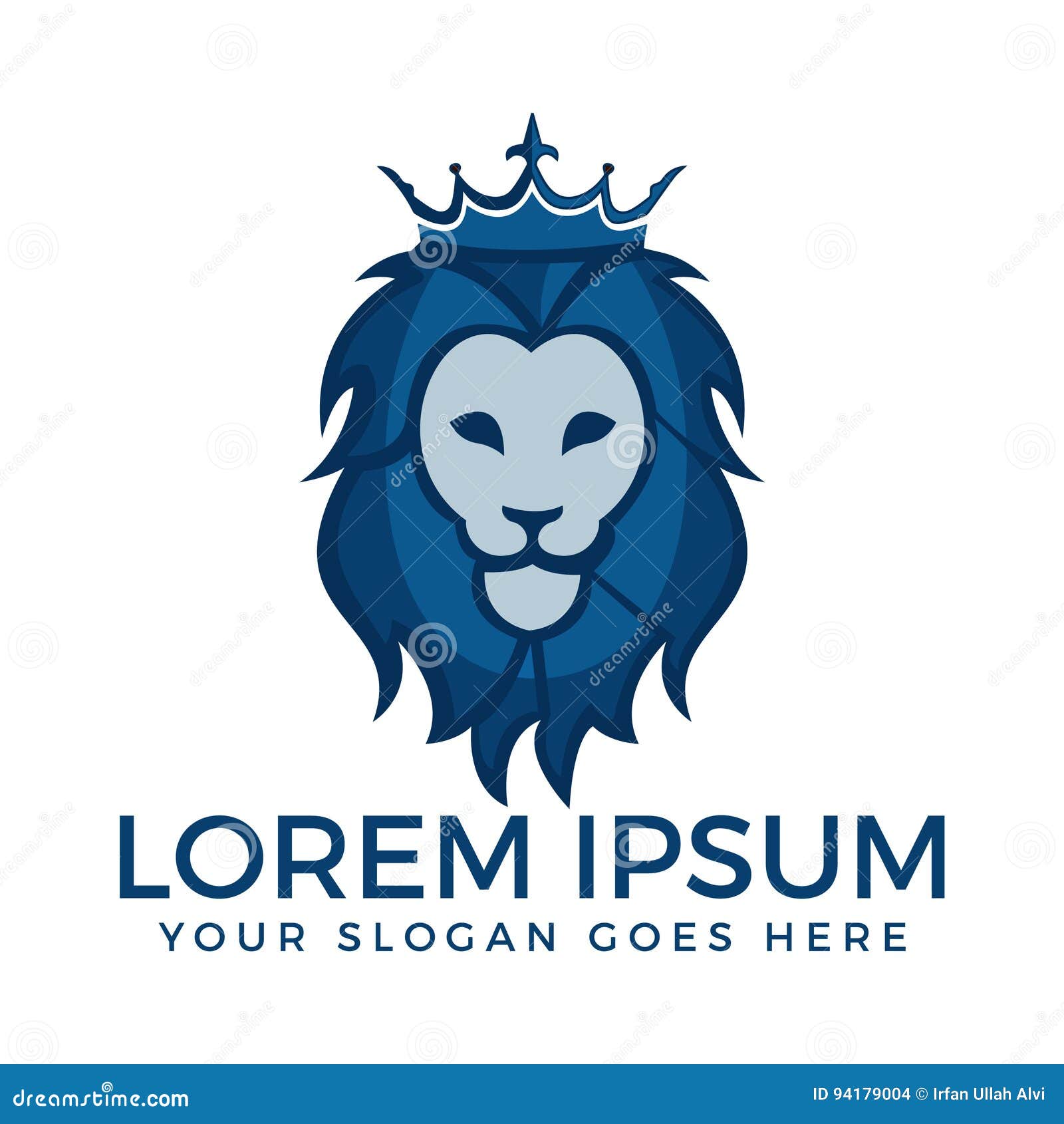 Lion head logo vector. stock vector. Illustration of beauty 94179004