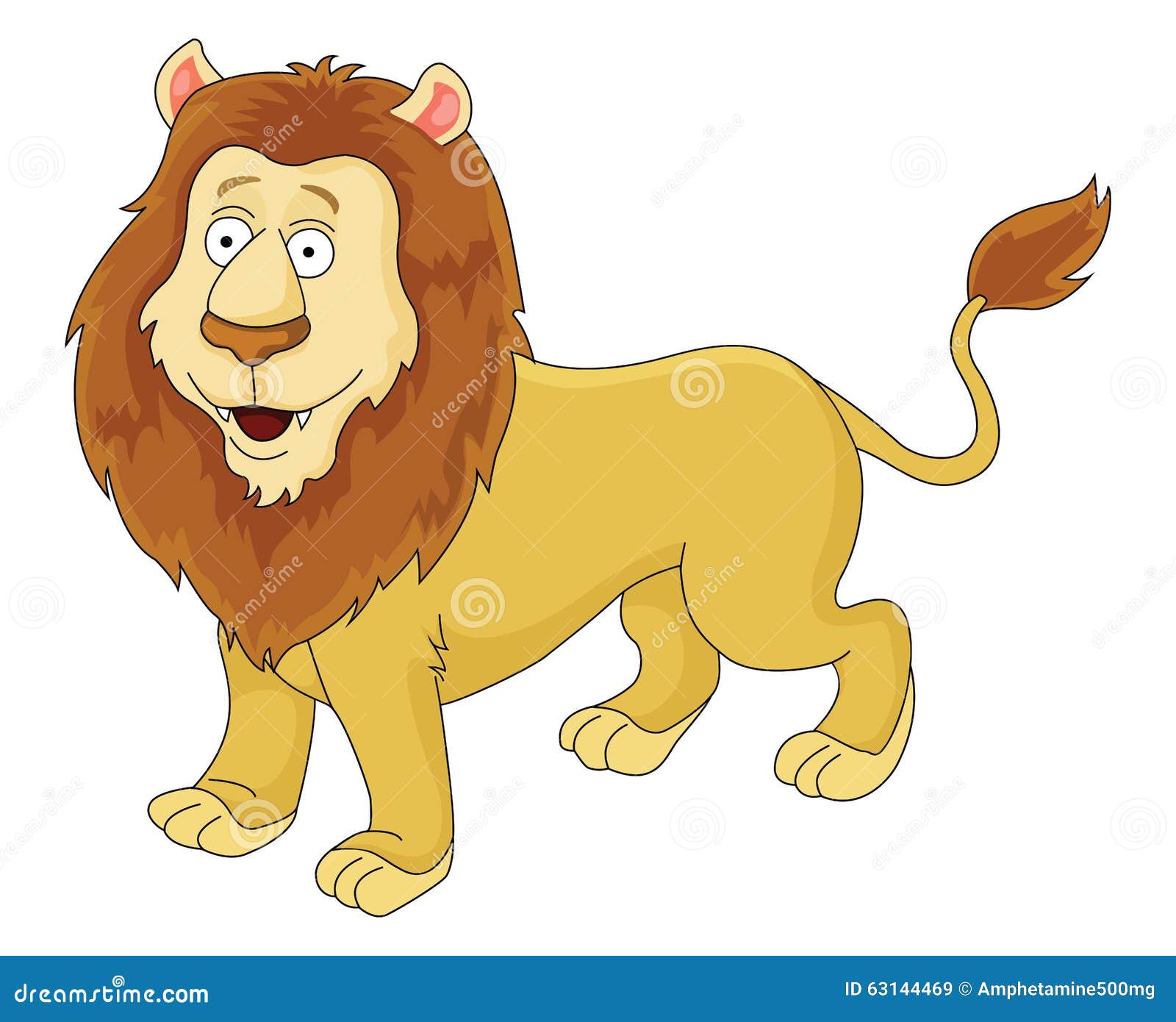 Lion stock vector. Illustration of nature, vector, wild - 63144469