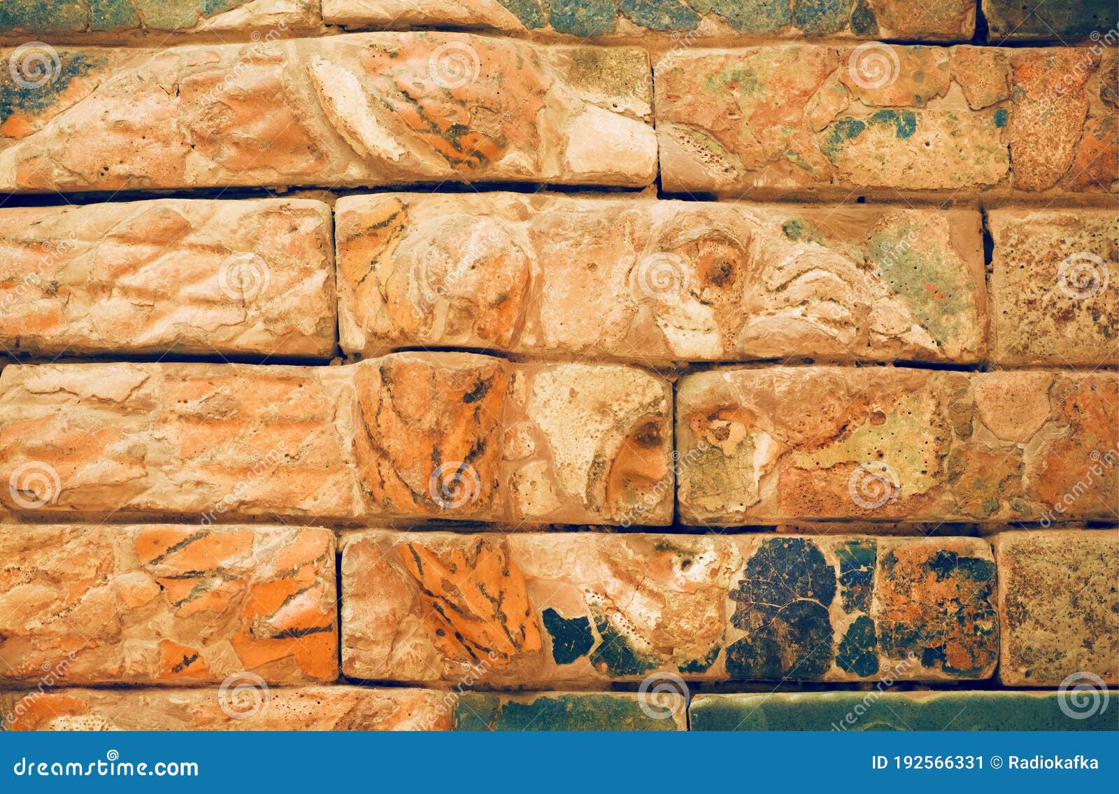 lion-from-the-ishtar-gate-royalty-free-stock-photography