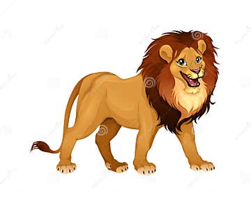 Lion king stock vector. Illustration of expression, cartoon - 50503508