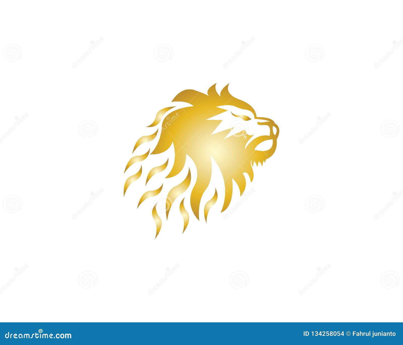Lion King Icon Logo Template Vector Stock Vector - Illustration of king,  cartoon: 134258054