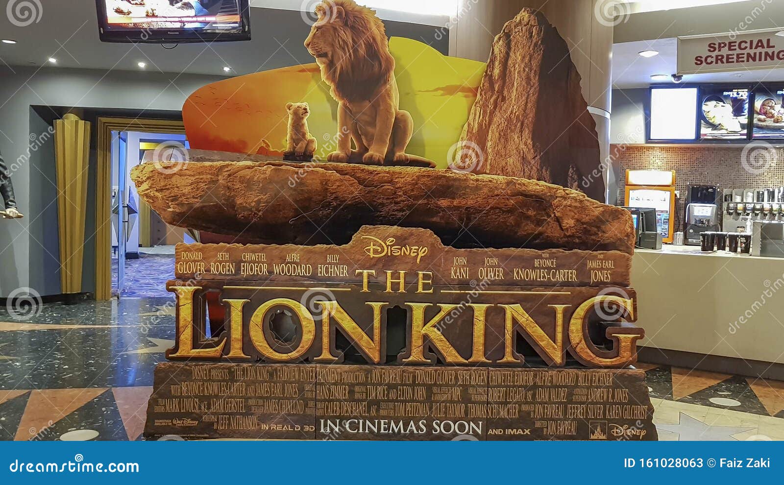 The Lion King Movie Poster, it is a Photorealistic Live-action Remake of  Disney S Traditionally Animated 1994 Film Editorial Stock Photo - Image of  rock, king: 161028063