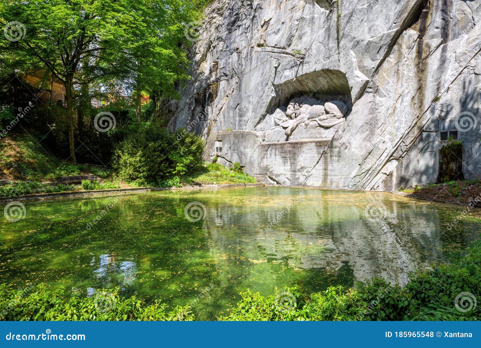 the lion of lucerne monument, switzerland