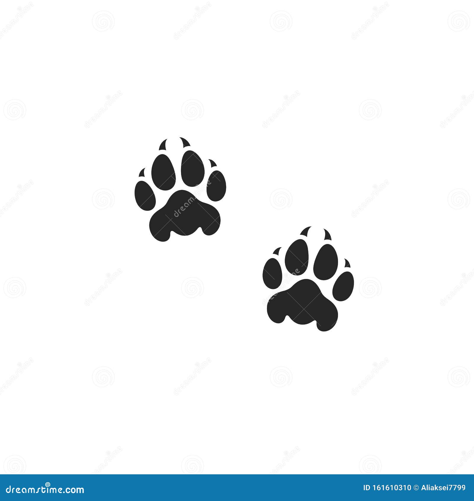 Panther Paw Print Stock Illustrations – 278 Panther Paw Print Stock  Illustrations, Vectors & Clipart - Dreamstime