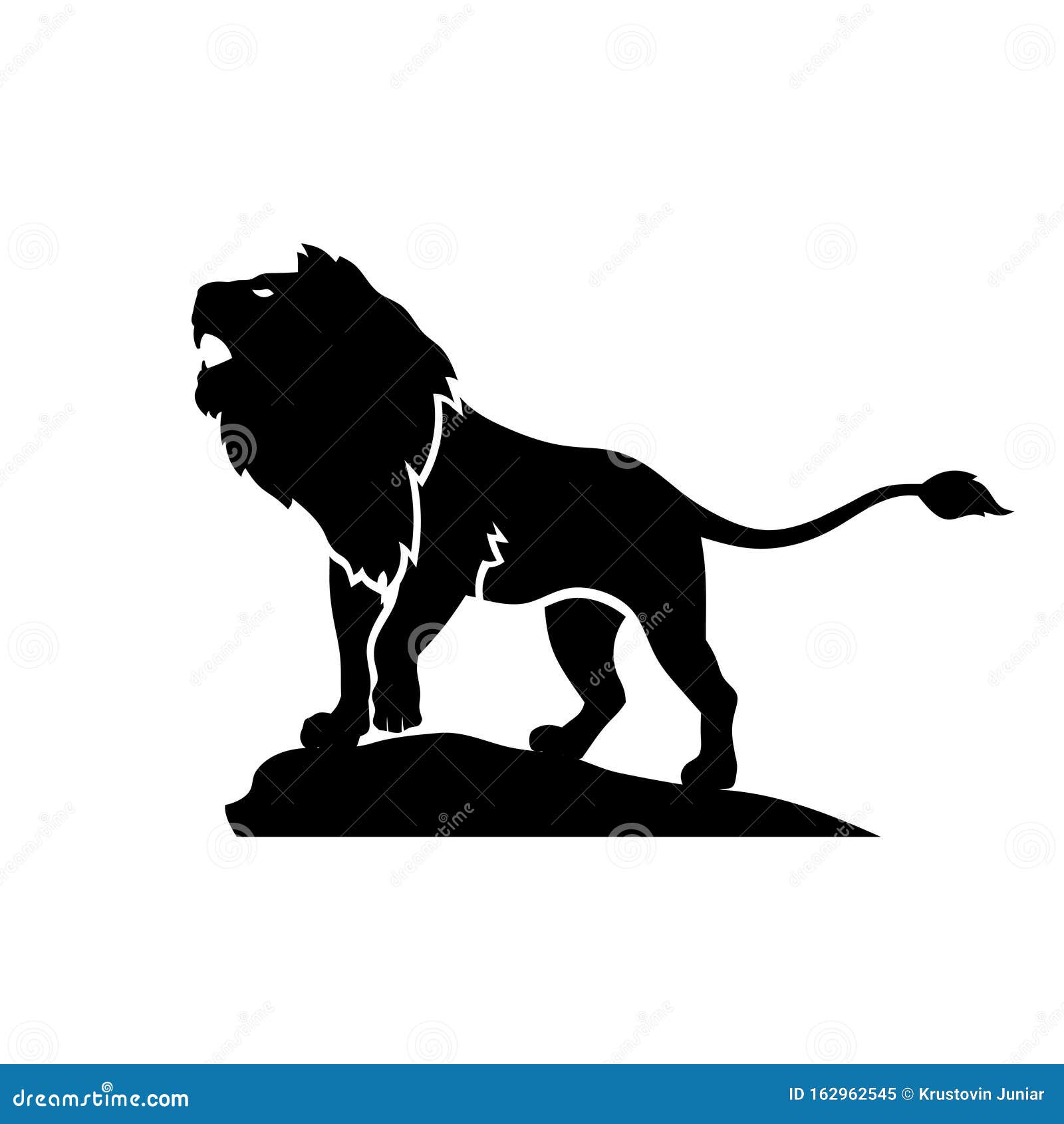 Download Lion Roar Silhouette Illustration Vector Stock Vector ...
