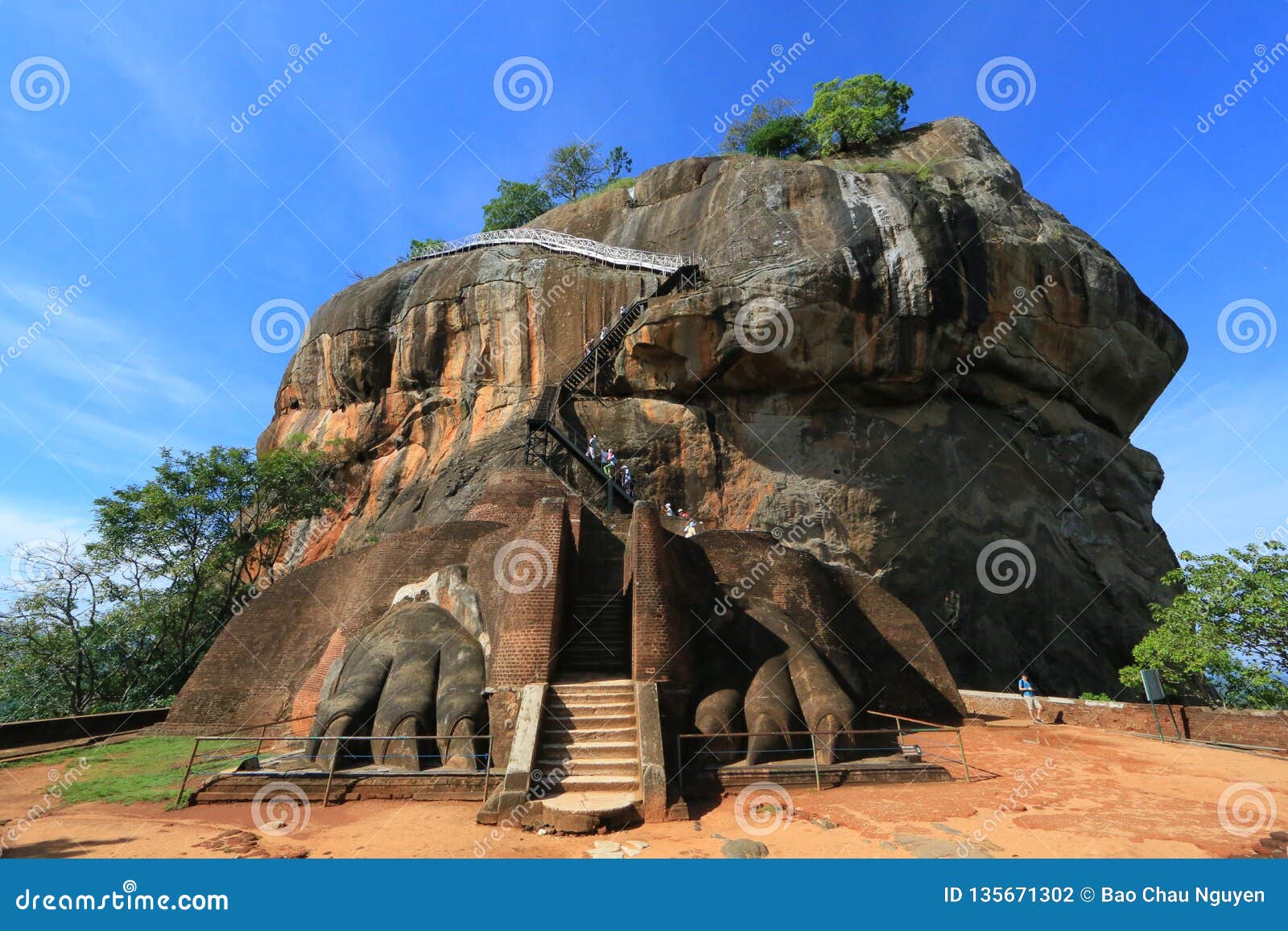 Lion Rock Sigiriya Sri Lanka Editorial Photography Image Of Northern Heritage