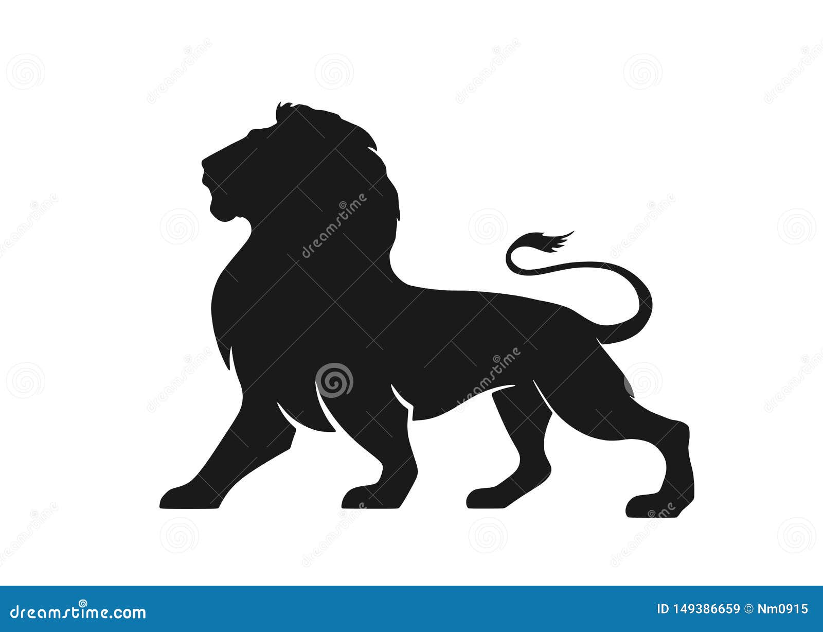 Lion Silhouette Icon Side View Symbol Of Courage Bravery And Power courage-is-a-habit-practice-it-daily-until-it-becomes-the-norm