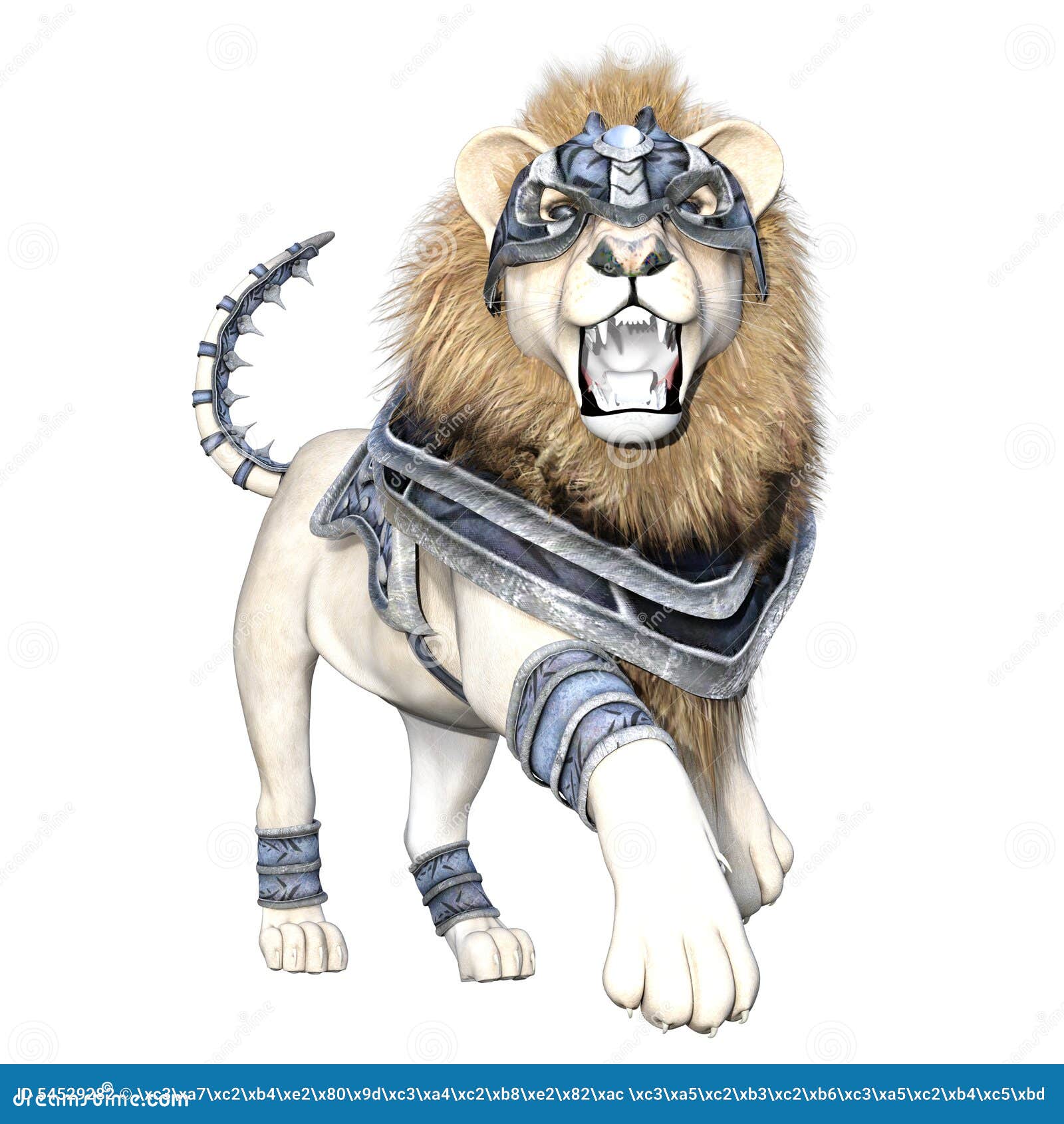 Lion soldier stock illustration. Illustration of game 54529282