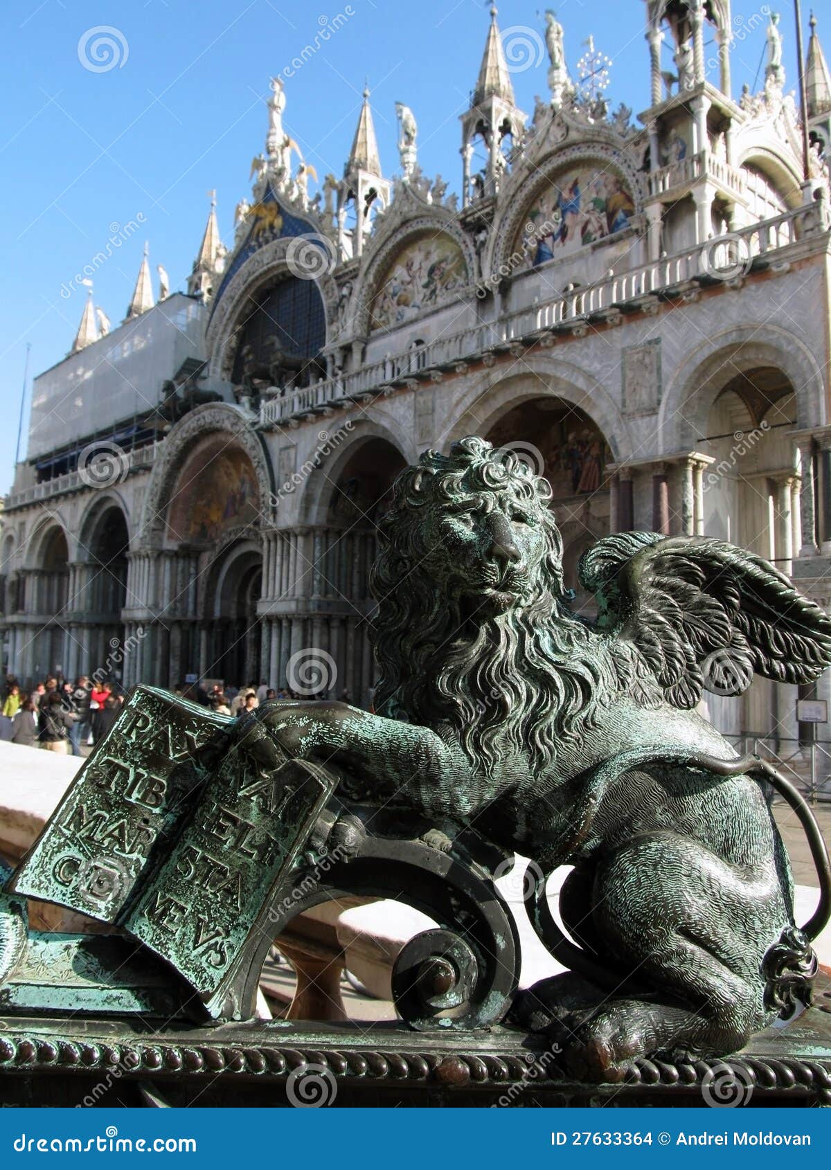 Lion statue in Venice editorial stock image. Image of architecture
