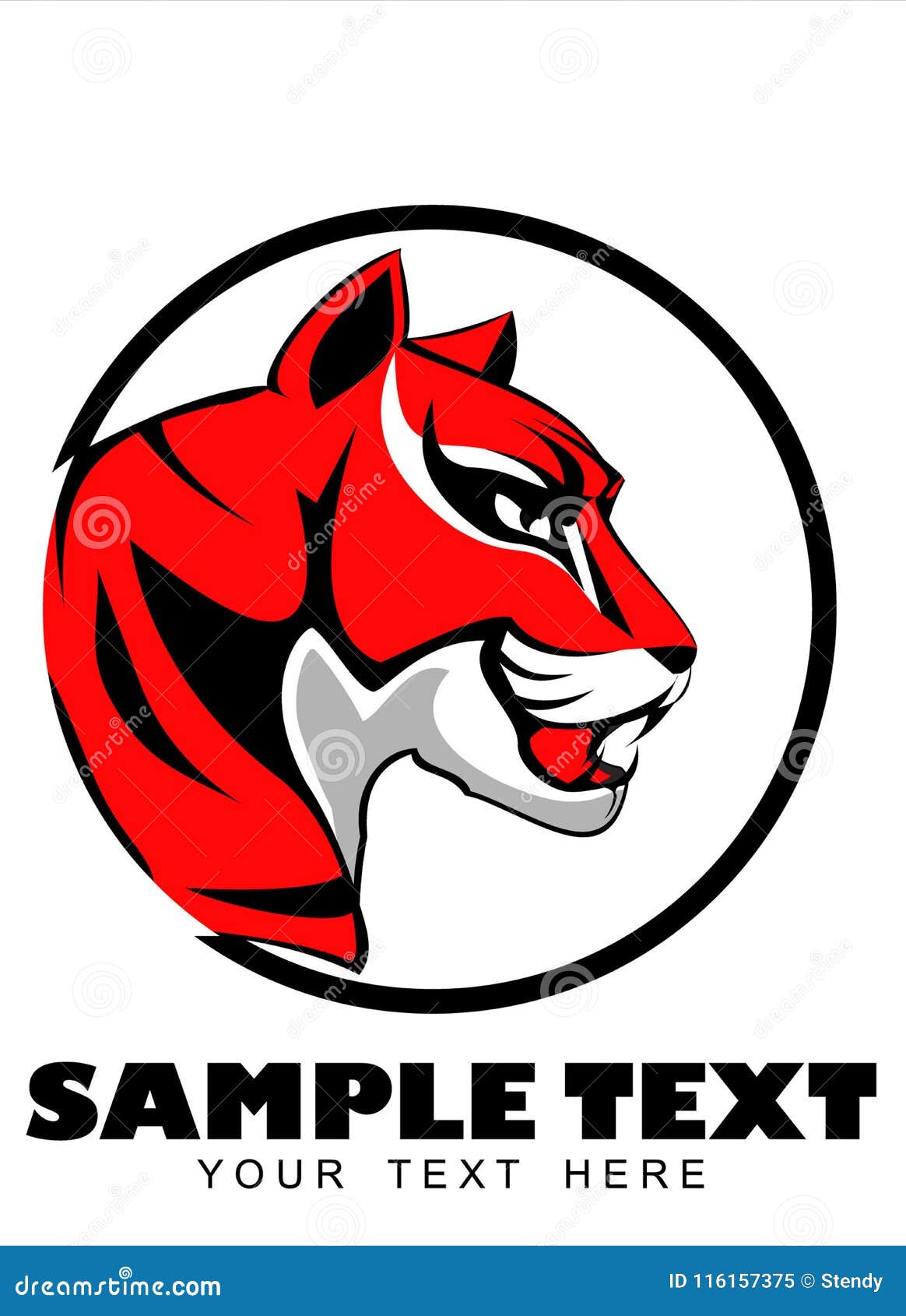 puma blanche avec tigre