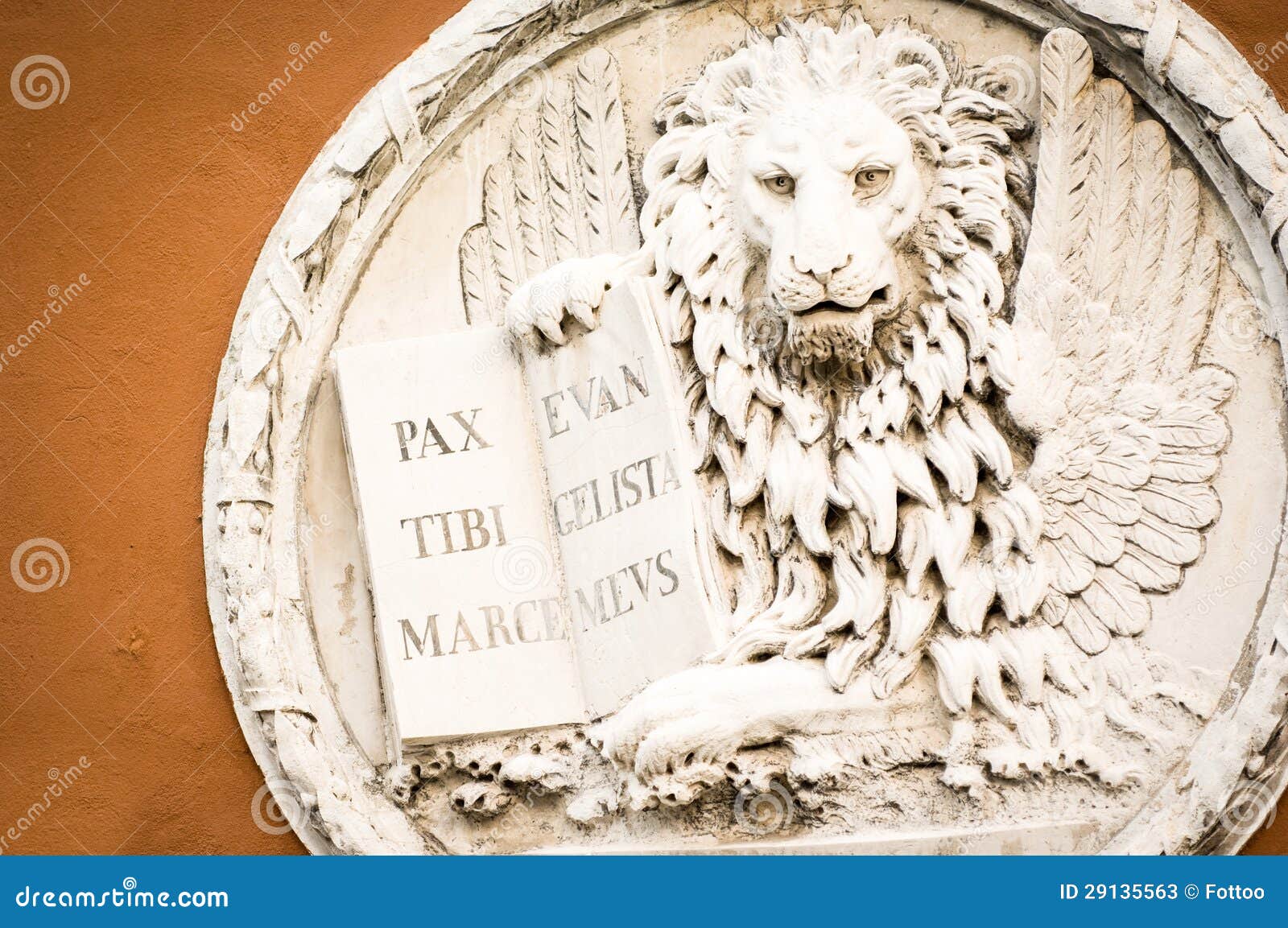 The lion of venice stock image. Image of facade, book 29135563