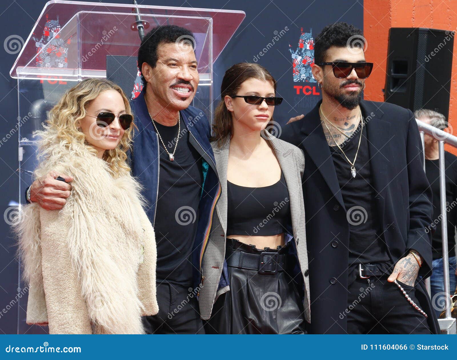 Lionel Richie, Sofia Richie, Miles Richie and Nicole Richie Editorial