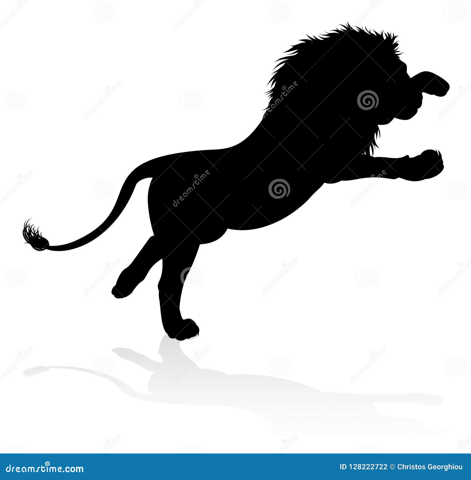 lions silhouette