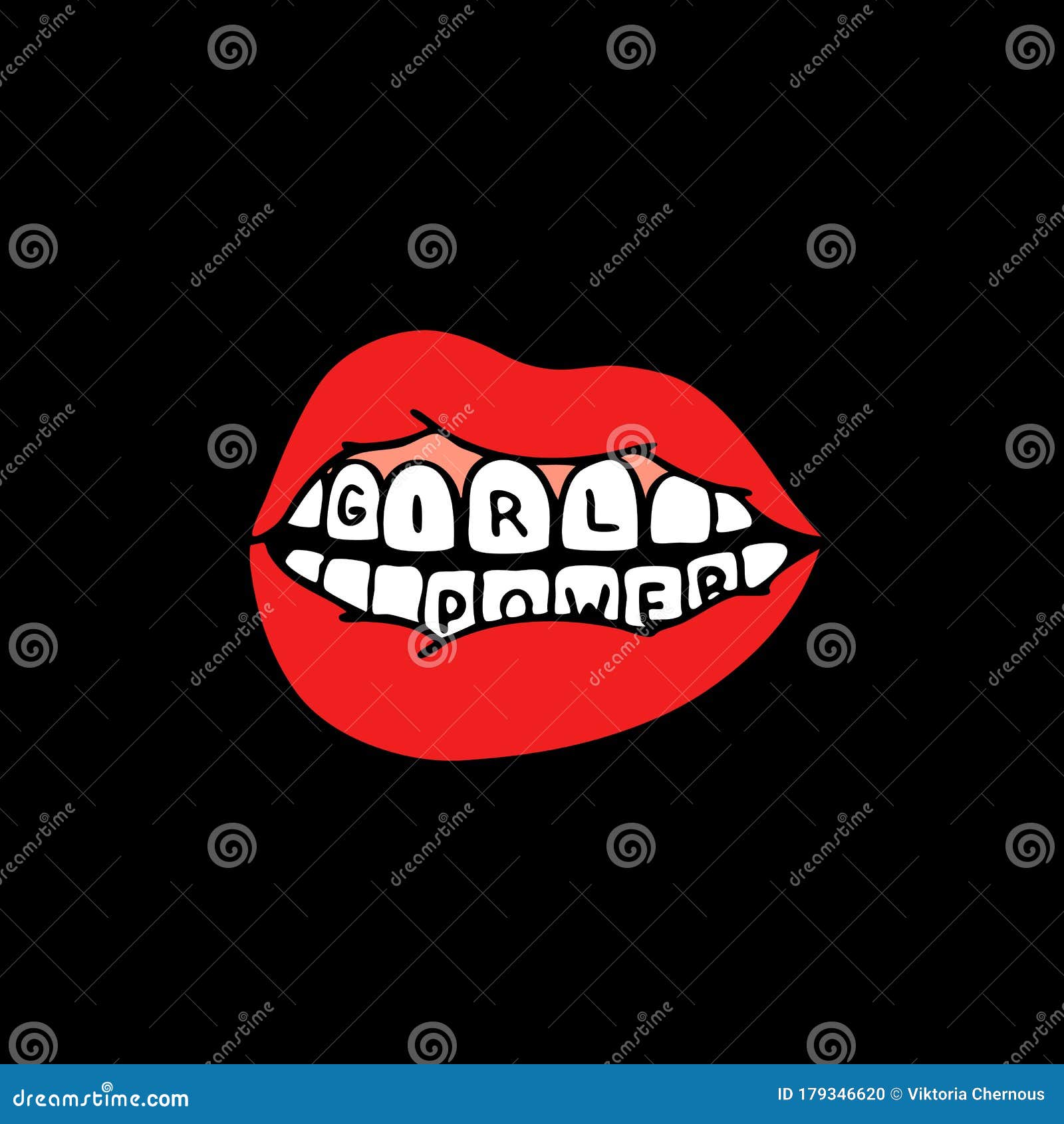 Lips Girl Power Traditional Tattoo Flash Seamless Doodle Pattern Royalty  Free SVG Cliparts Vectors And Stock Illustration Image 149211221
