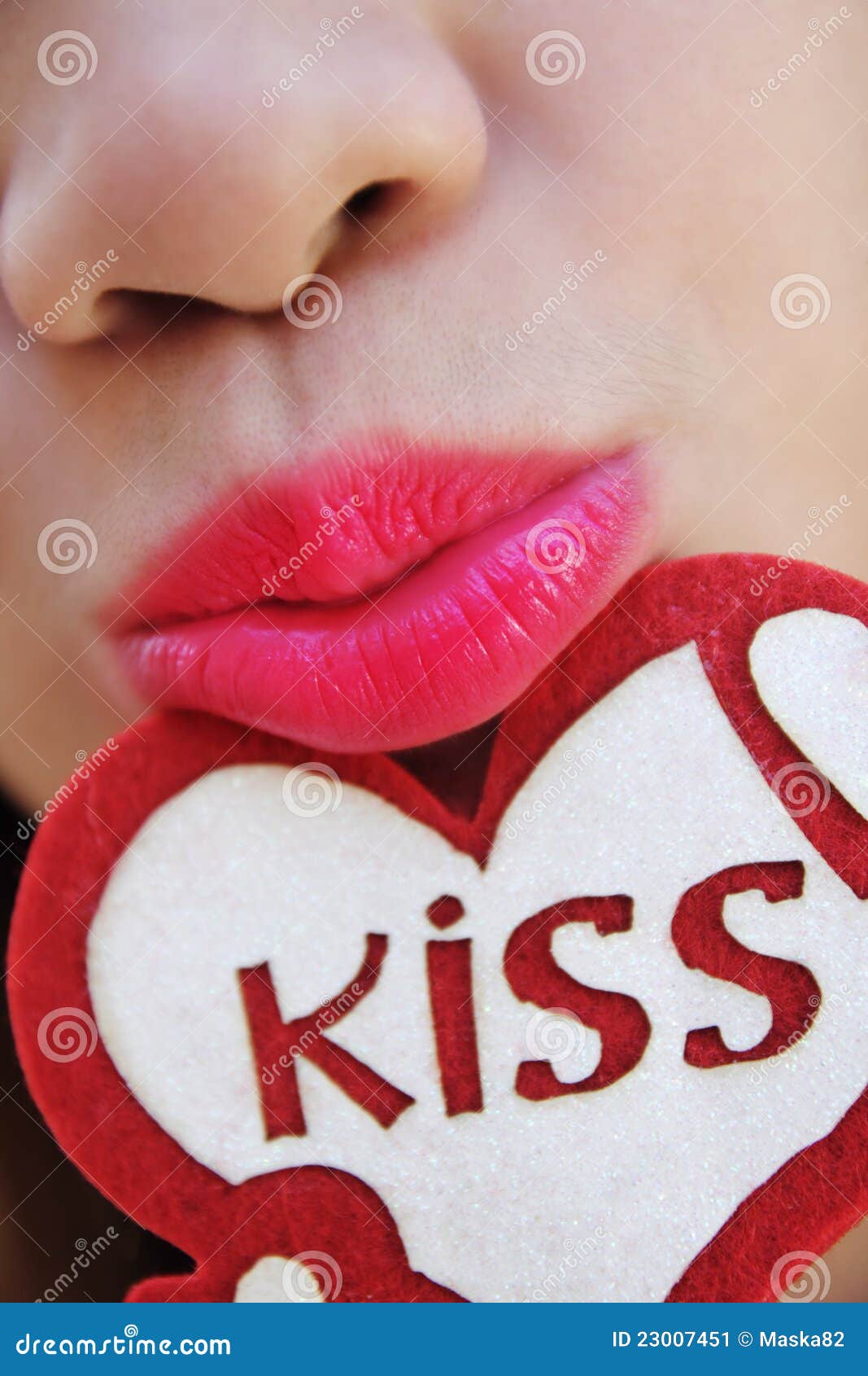 Lips for Kissing stock image. Image of close, attractive 23007451