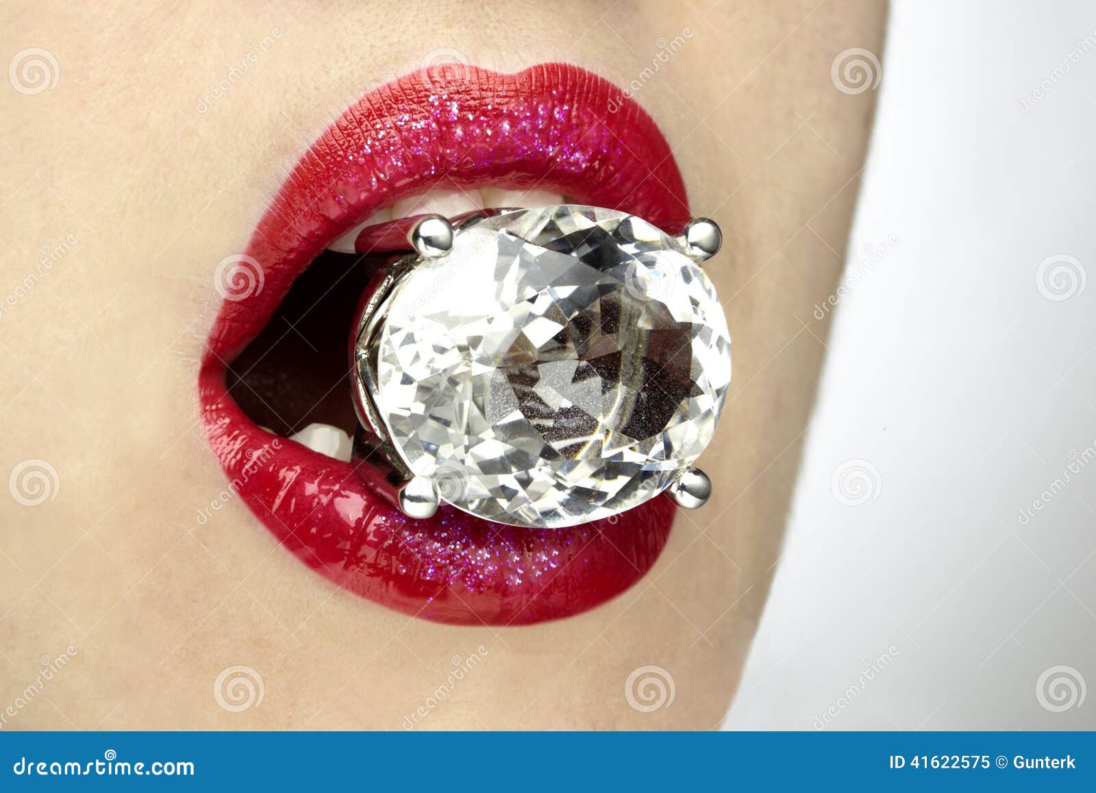 Lips with jewels stock image. Image of mouth, white, silver 41622575
