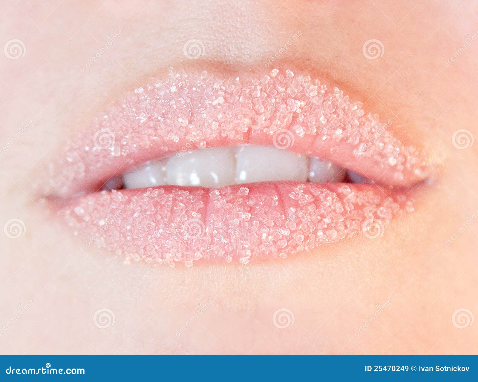 Lips and sugar stock image. Image of makeup, sugar, food 25470249