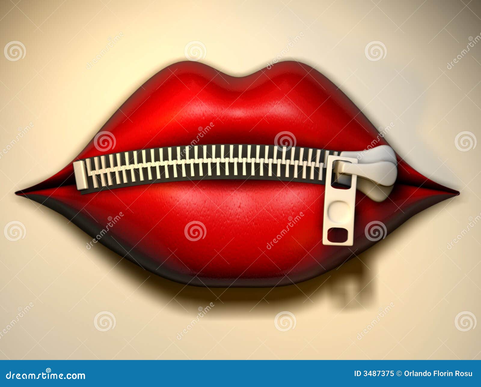Lips zipper 2 stock illustration. Illustration of censor 3487375