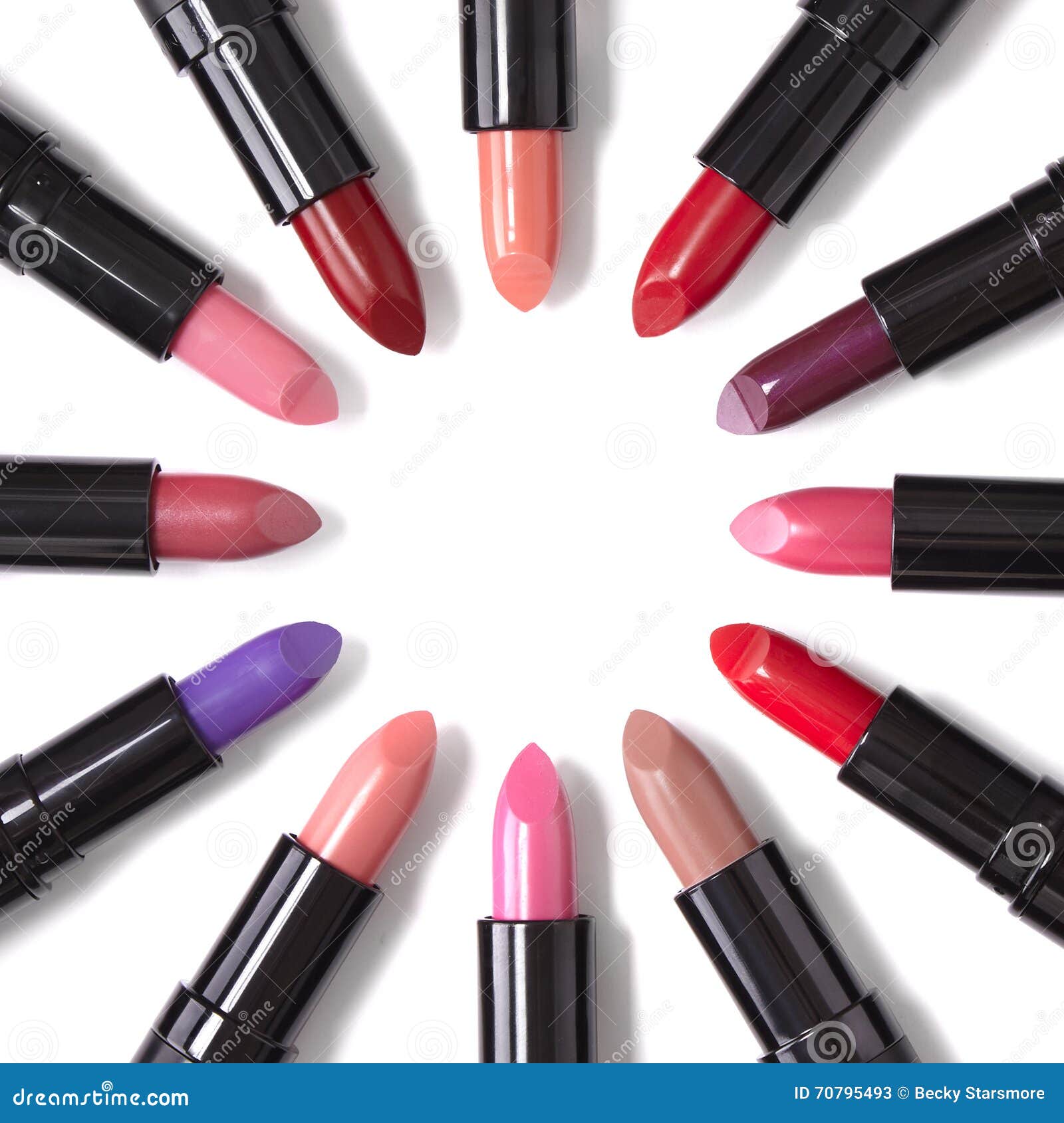Lipstick Circle stock image. Image of white, stick, lippie 70795493