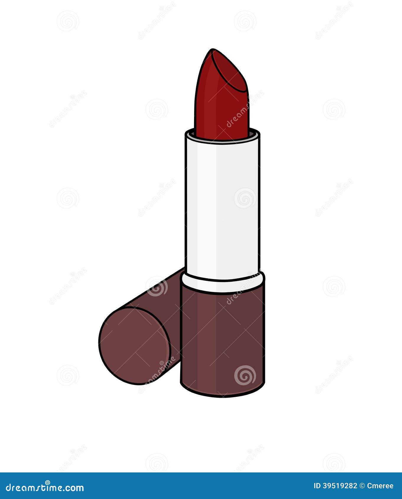 Lipstick stock vector. Illustration of glamour, beauty 39519282