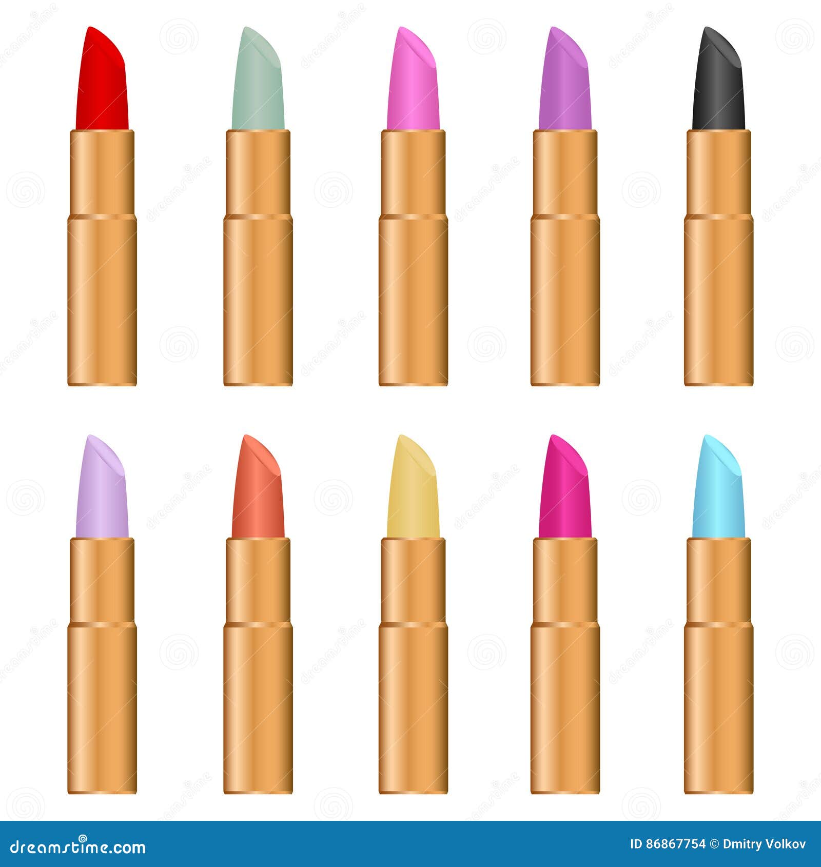 Lipstick stock vector. Illustration of beautiful, femininity 86867754